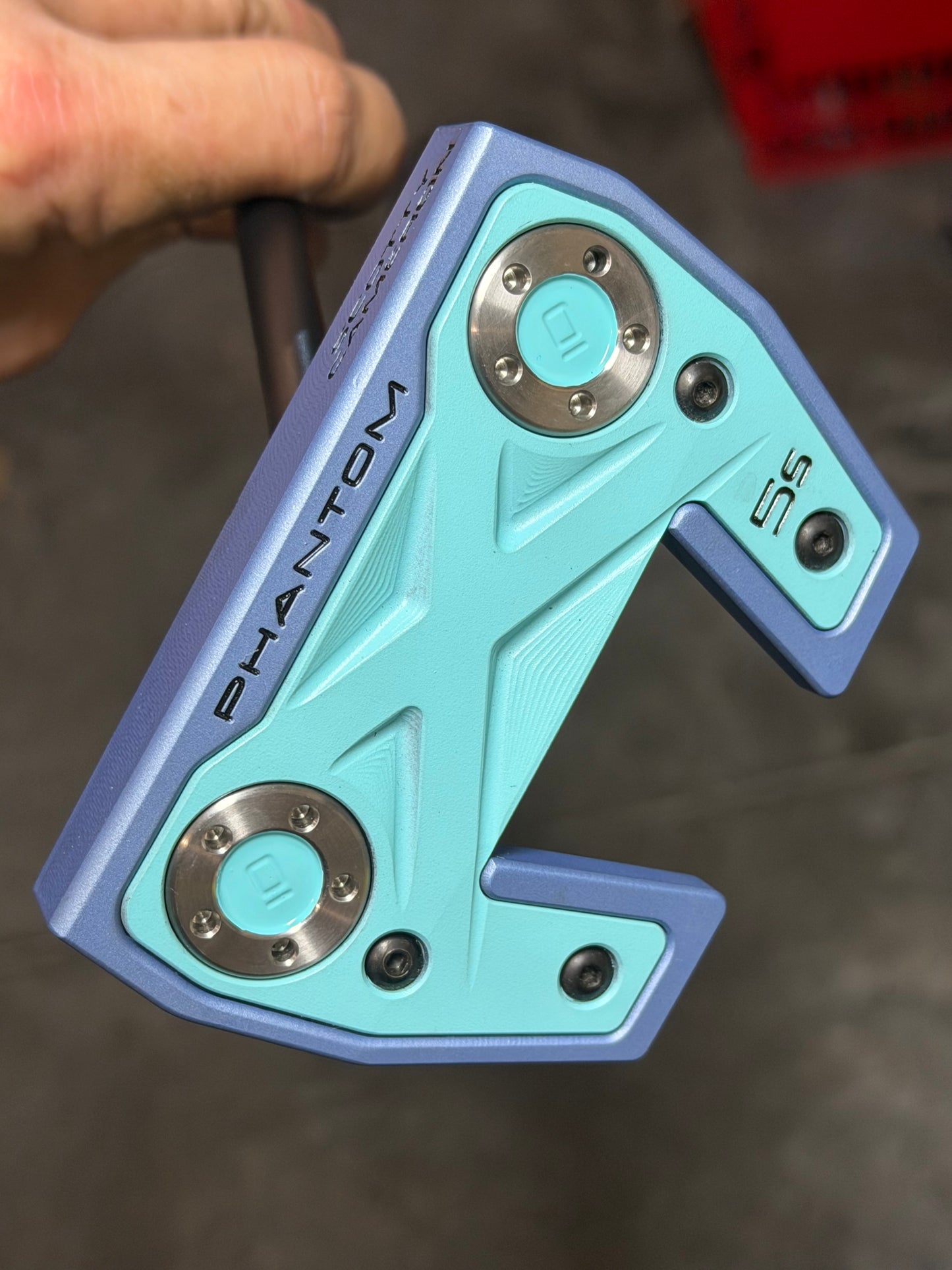Polar Blue / Tiffany phantom x 5S - stepped KBS + leather 34.5”
