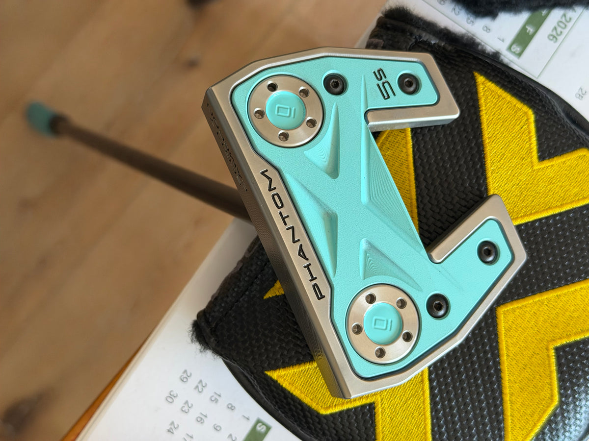 Scotty Cameron phantom X 5S tour satin / Tiffany / KBS + leather 35”