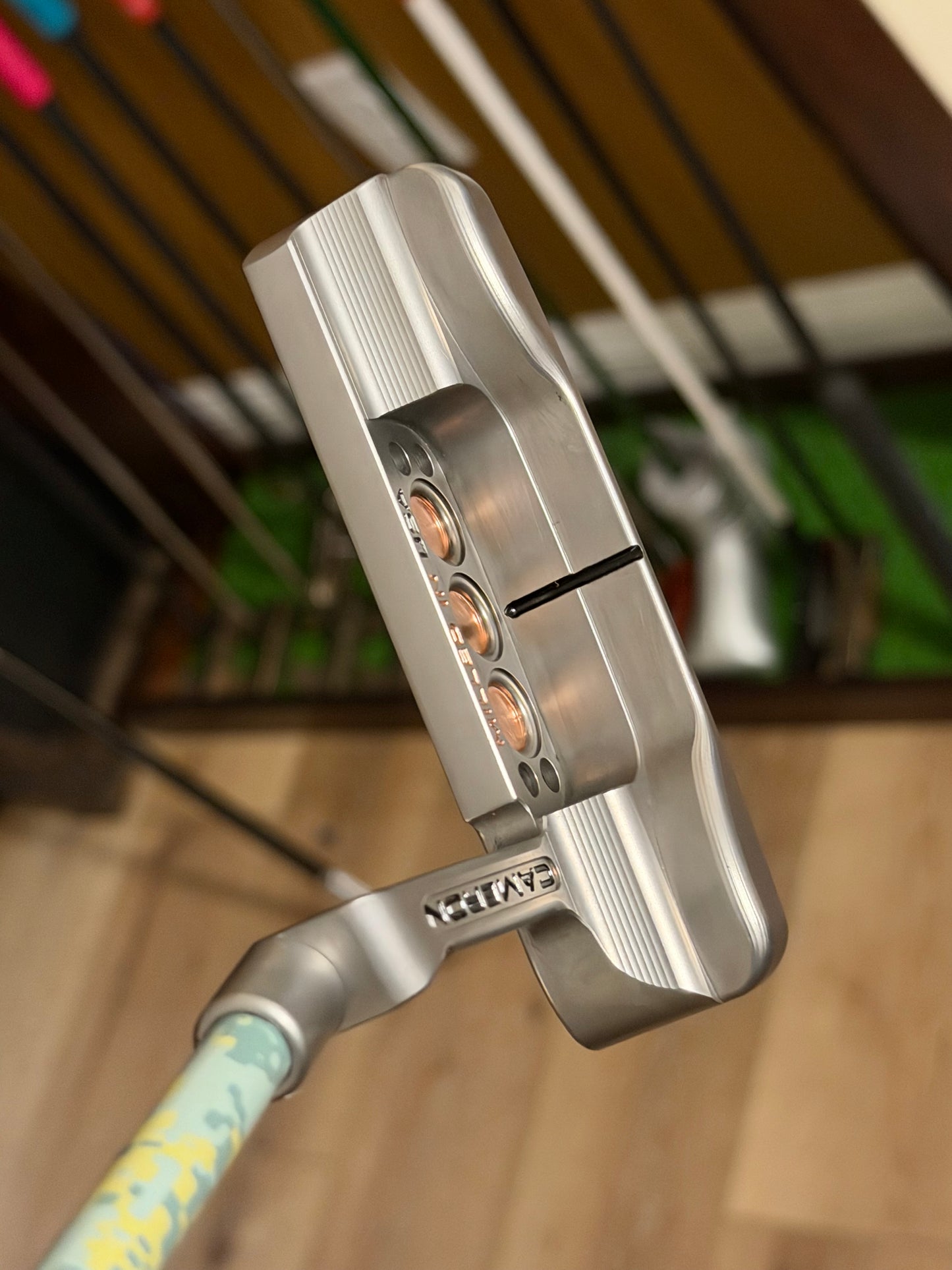New studio style Newport - camo KBS - copper face insert / tour satin