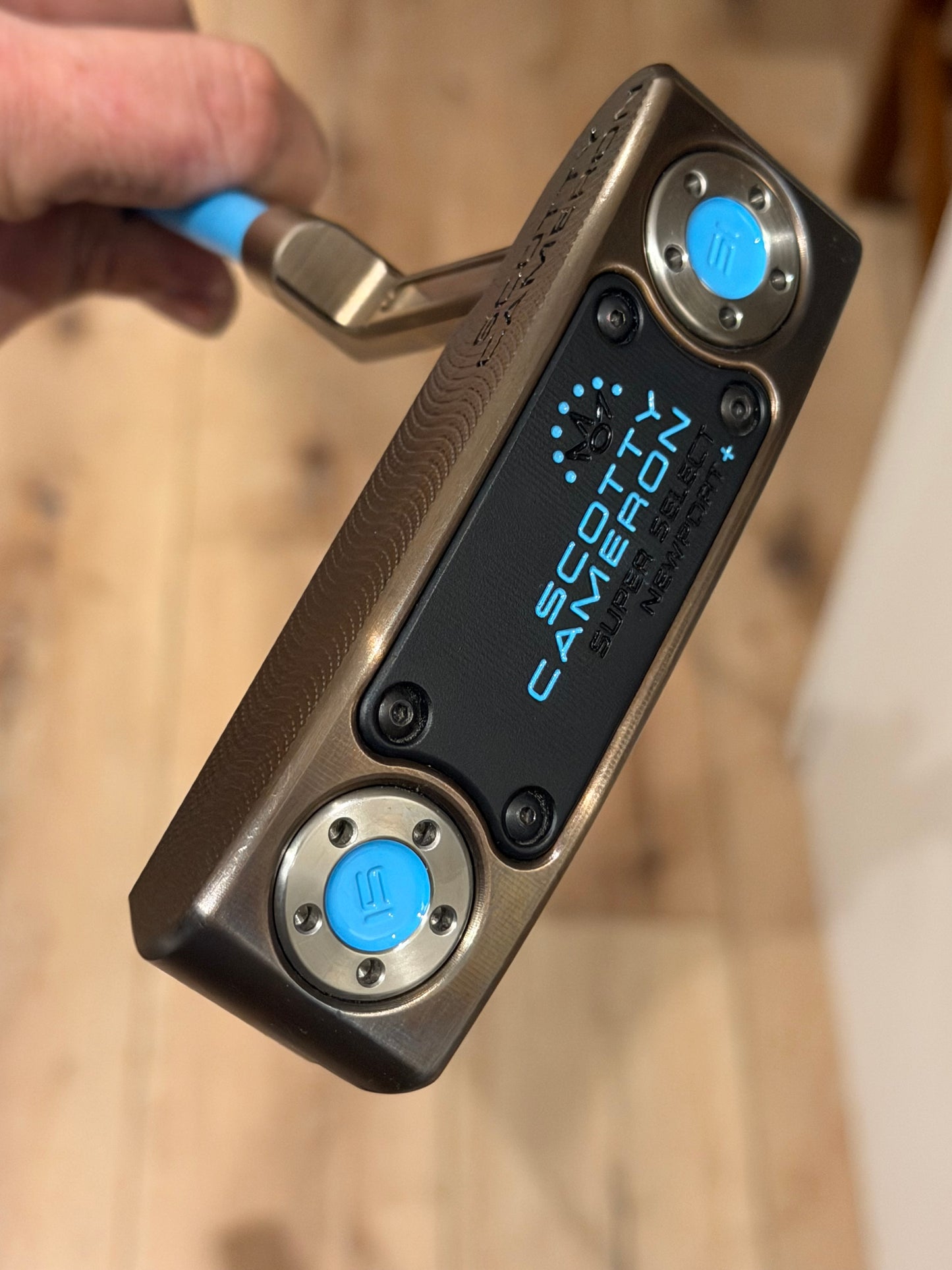Newport Plus Oil Can / KBS / leather UNC Blue 34.5”
