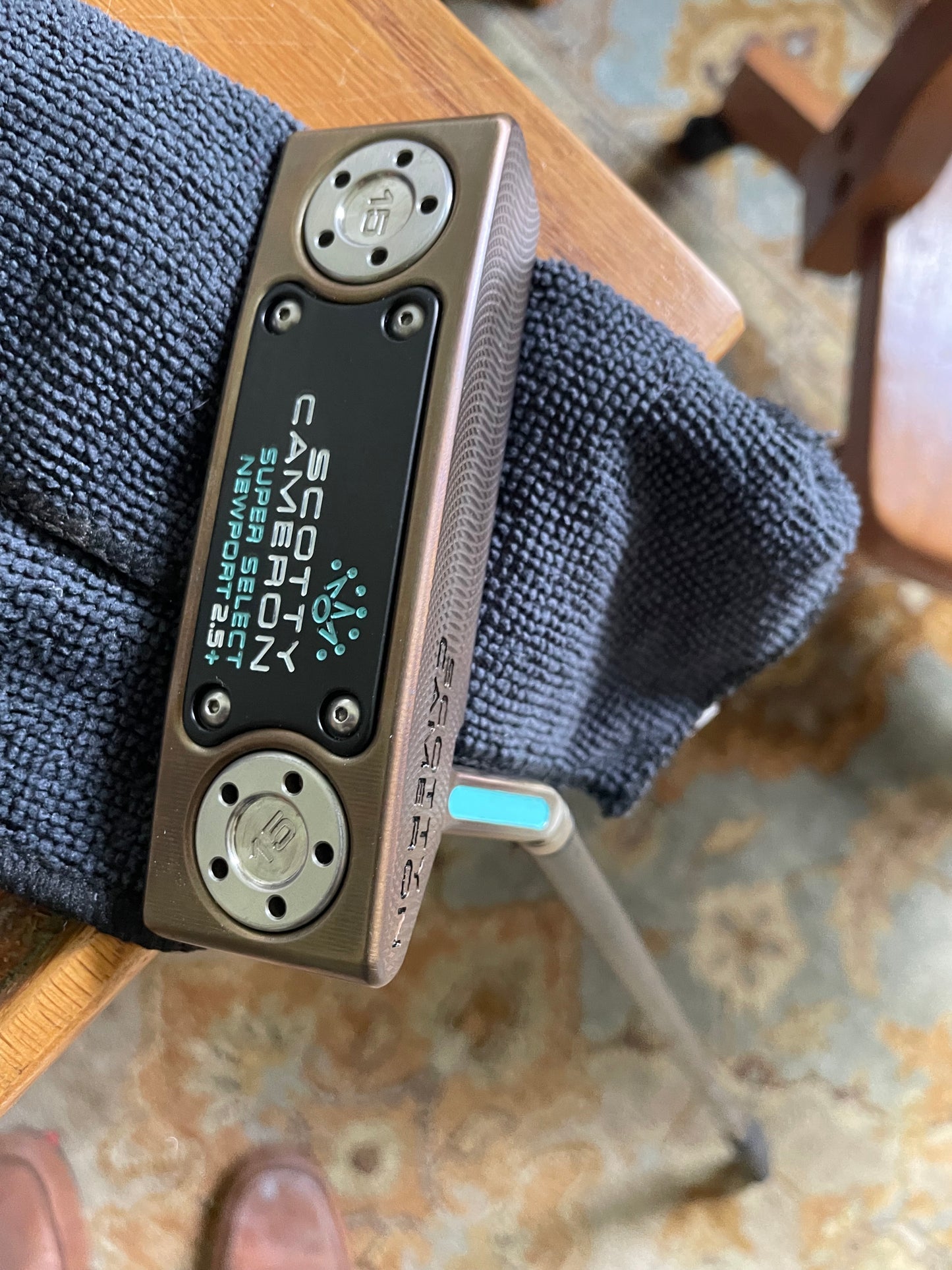 Gorgeous Custom Scotty Cameron Newport 2.5+ NEW Torch/oil can  34.5"