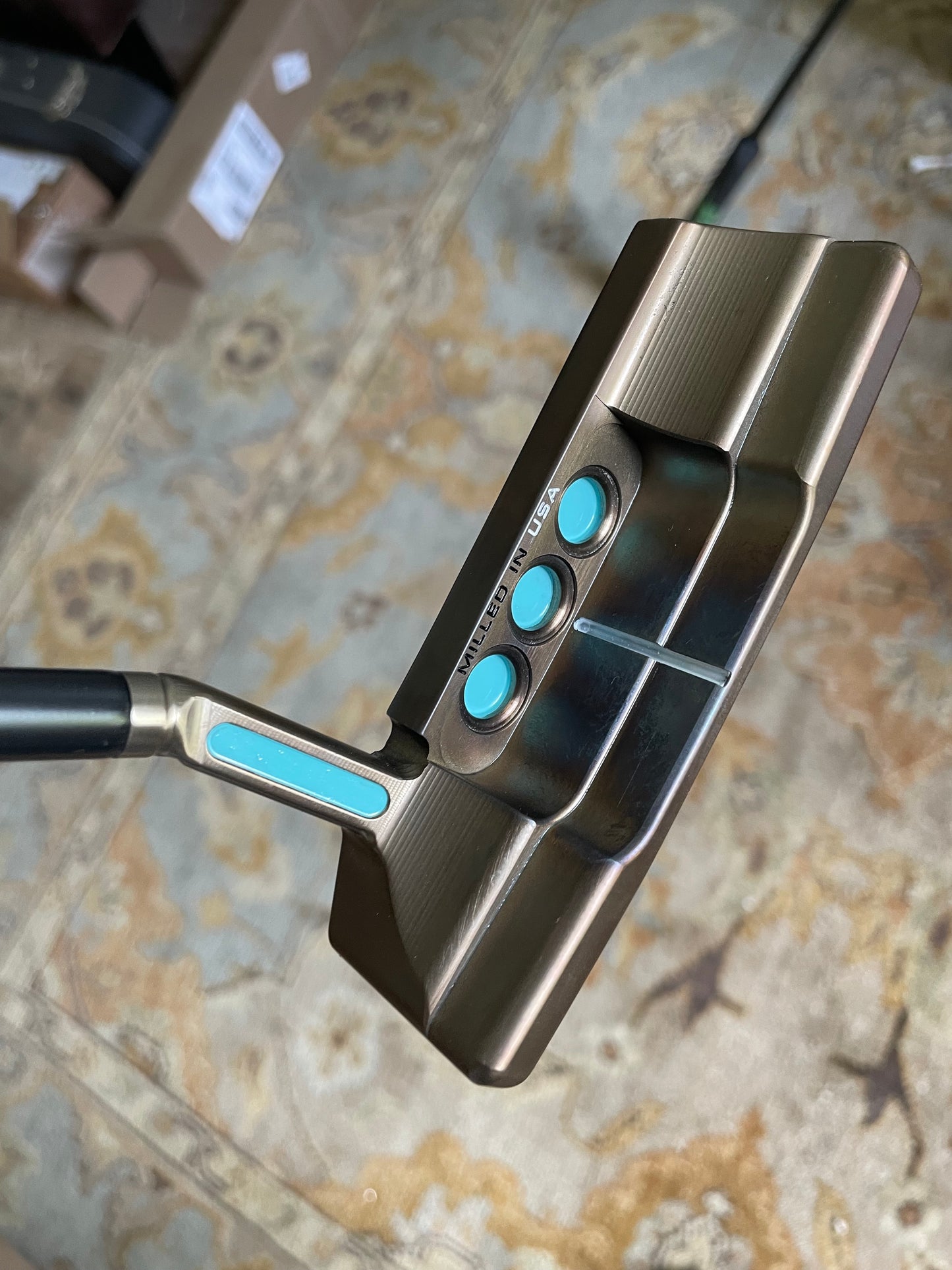 Gorgeous Custom Scotty Cameron Newport 2.5+ NEW Torch/oil can  34.5"