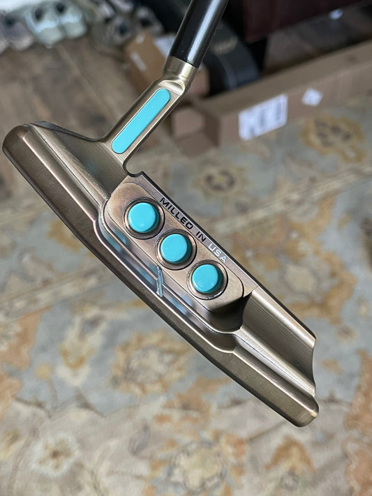 Gorgeous Custom Scotty Cameron Newport 2.5+ NEW Torch/oil can  34.5"