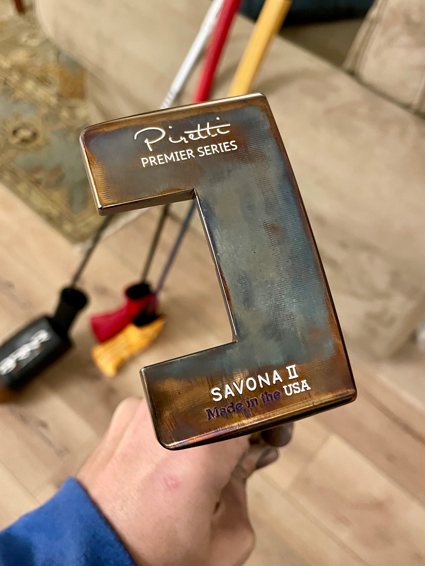 Piretti Savona 2 (small mallet) - oil can - KBS Rainbow shaft 34.5"