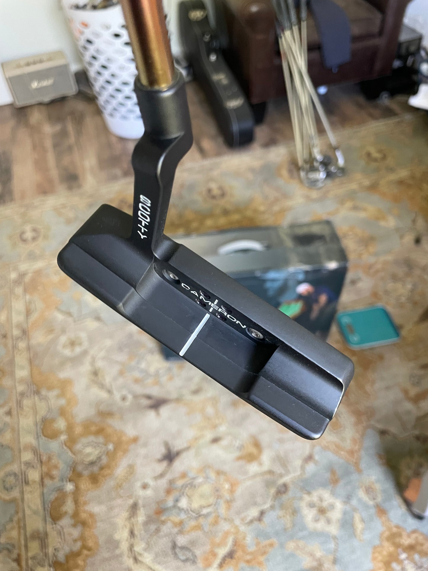 Scotty Cameron Studio Style (2005) 33/350g Black/chrome Rainbow KBS Combo!