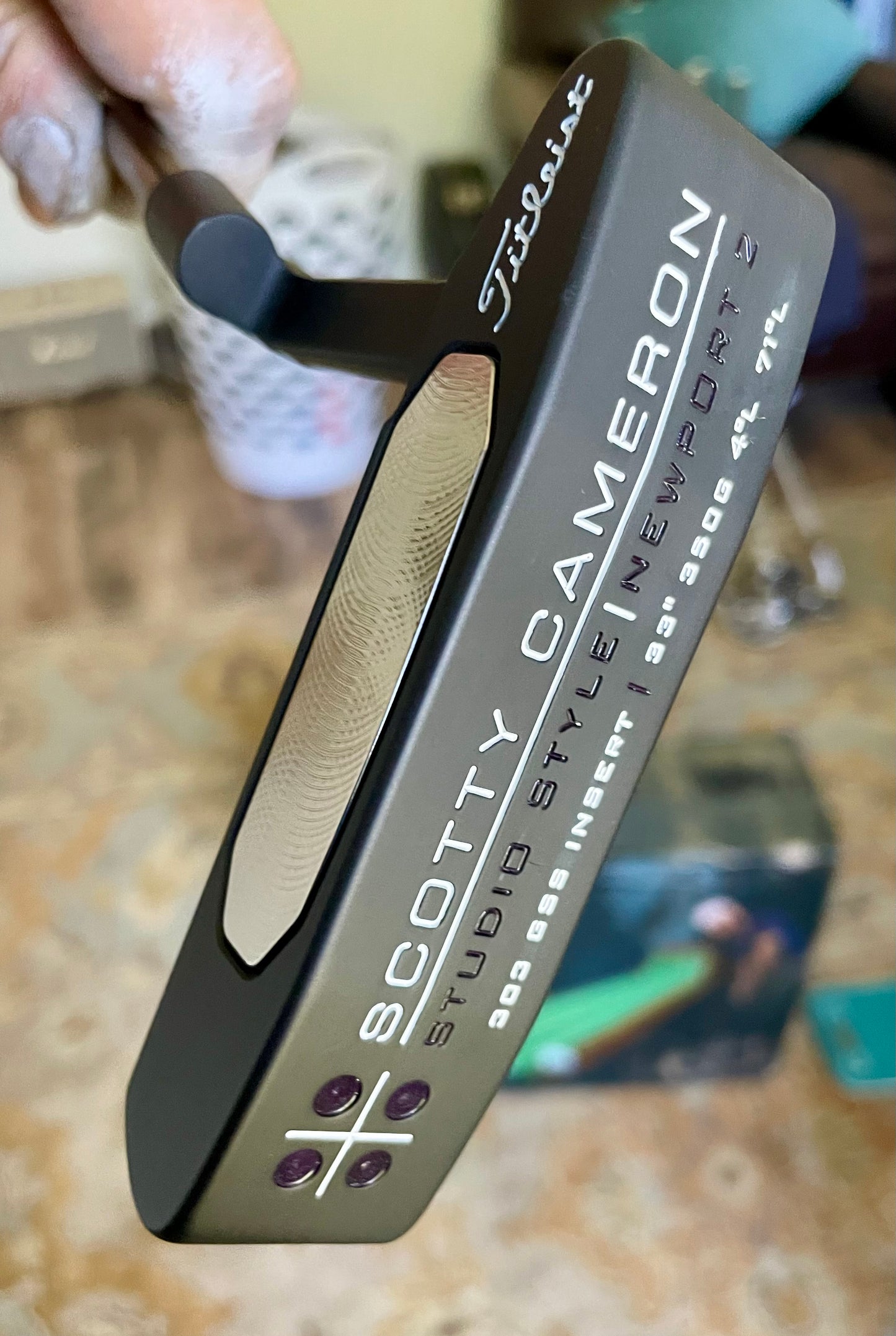 Scotty Cameron Studio Style (2005) 33/350g Black/chrome Rainbow KBS Combo!