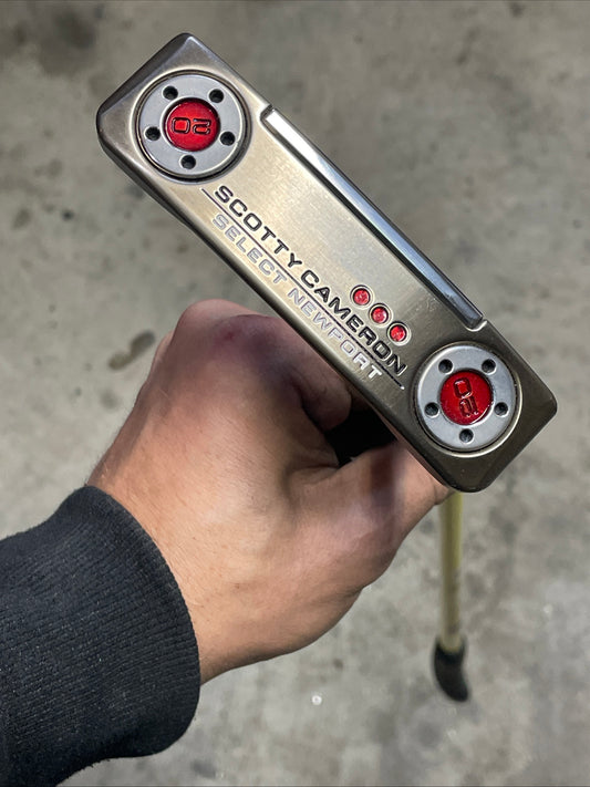 Scotty Cameron 2016 Newport, satin torch 2-tone!
