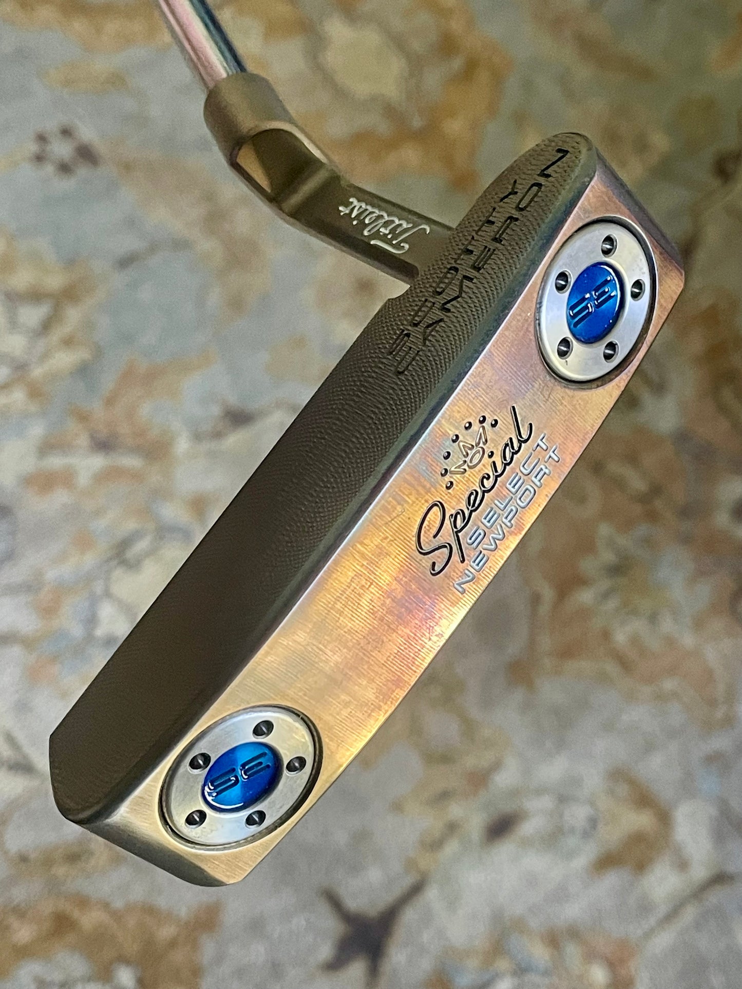 Brand New Scotty Special Select Newport 34" Torch/Oil Can with Clear Blue!