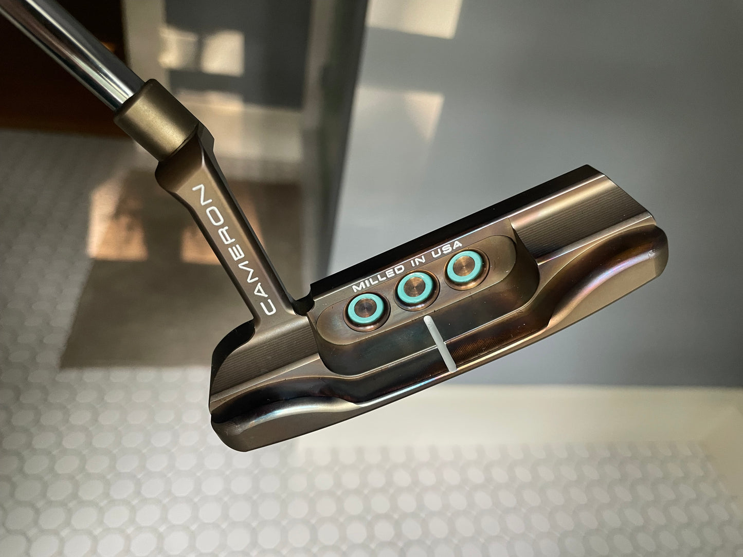 Brand New Scotty Newport (2023) torch/oil can with Turquoise 34"