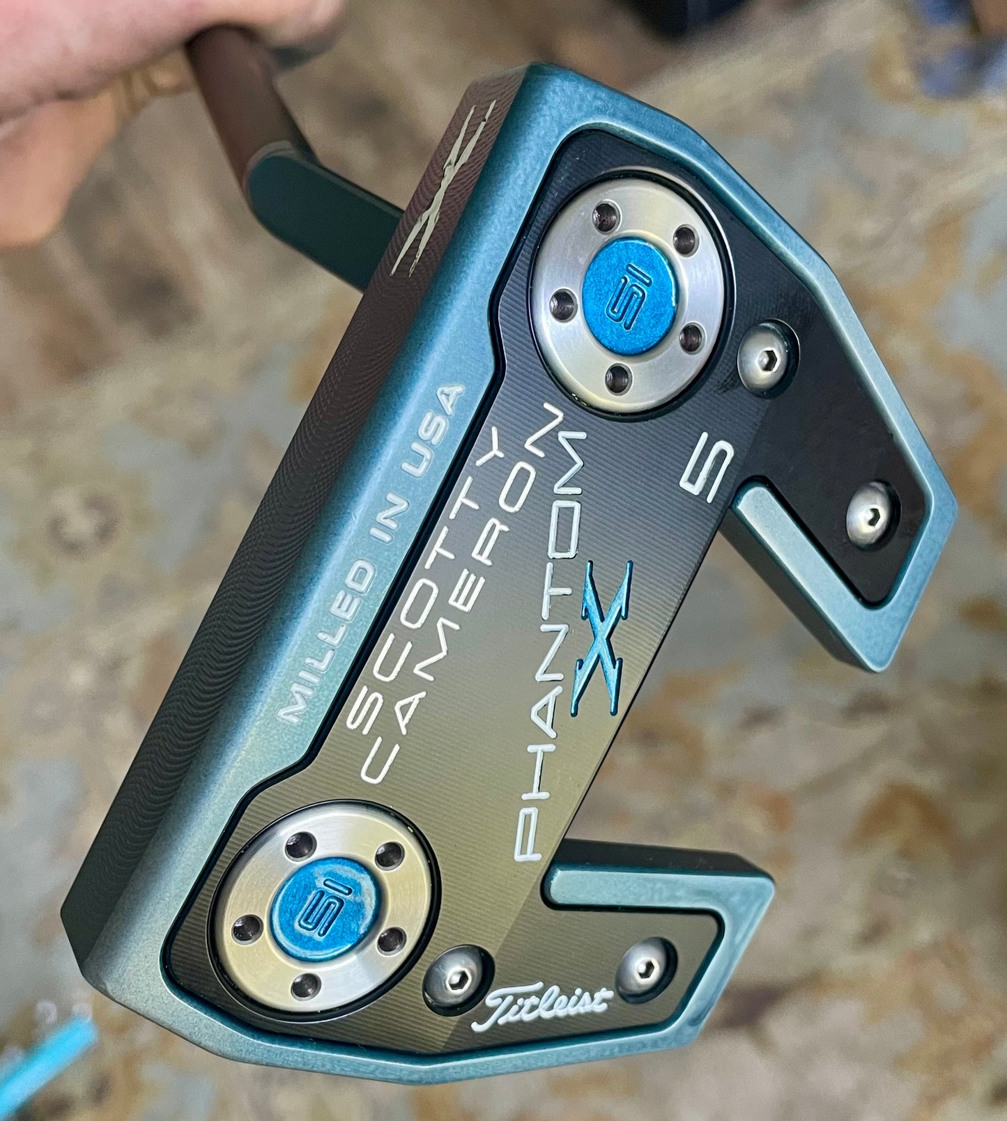 Scotty Cameron Mystic Blue Phantom X5.5 34.5"