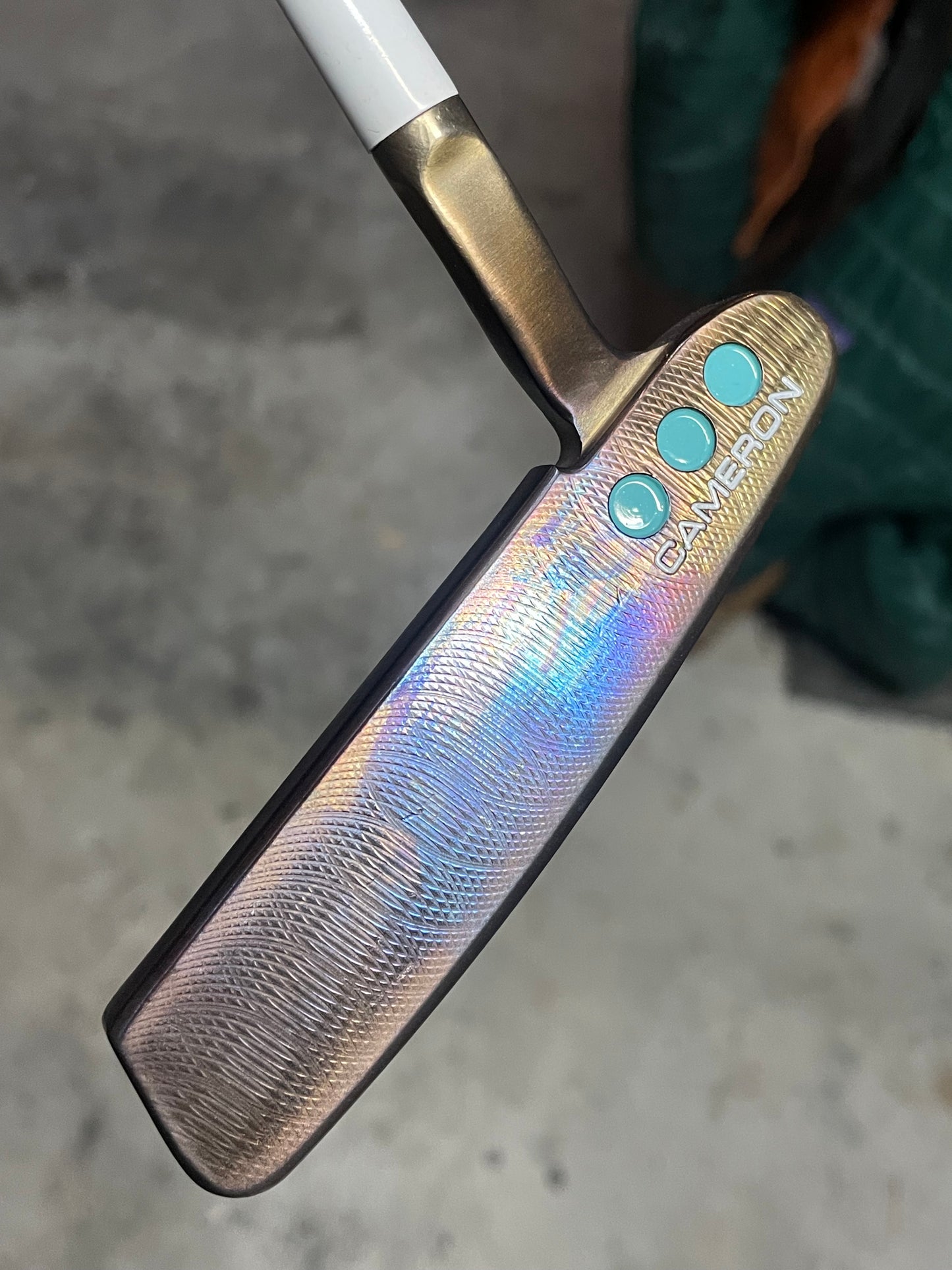 Scotty Cameron Newport 1.5 Studio Select Oil Can / Leather Grip/Cover Combo! 34.5"