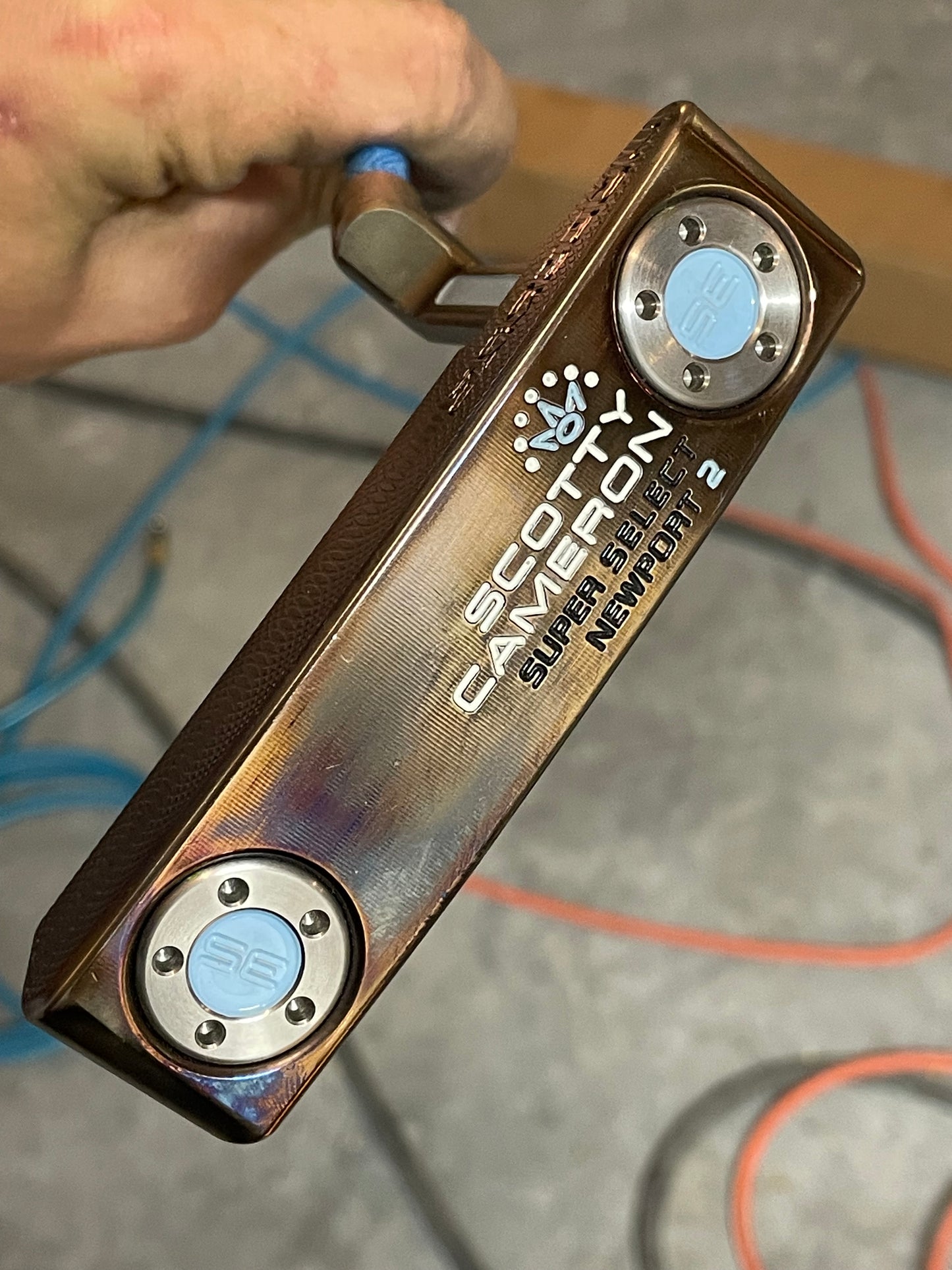 New Super Select Newport 2 - UNC Blue - KBS BLUE WAVE / Leather 35'