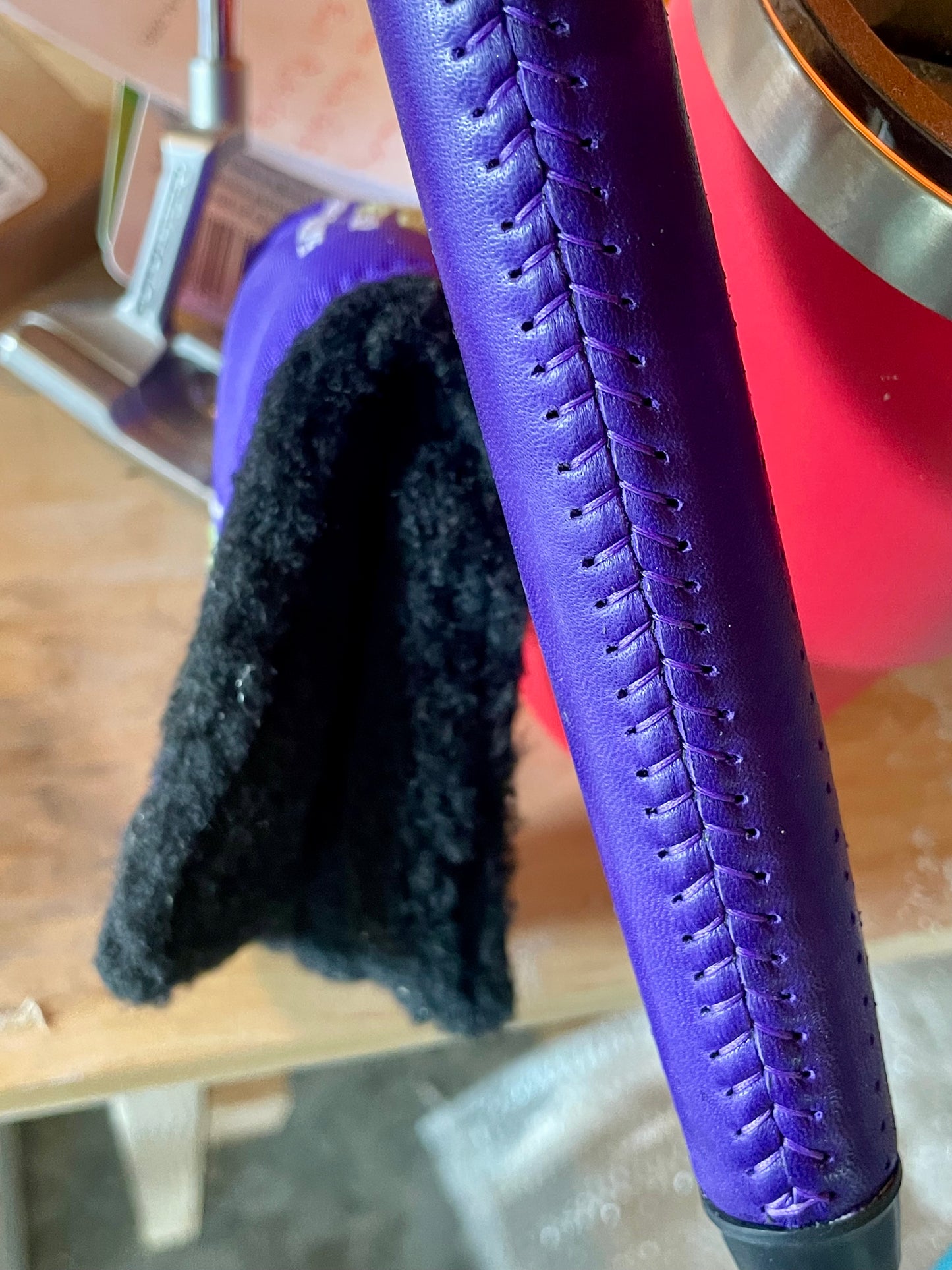 Gorgeous Santa Fe Classic / Oil Can / PURPLE Custom shop HC and Leather