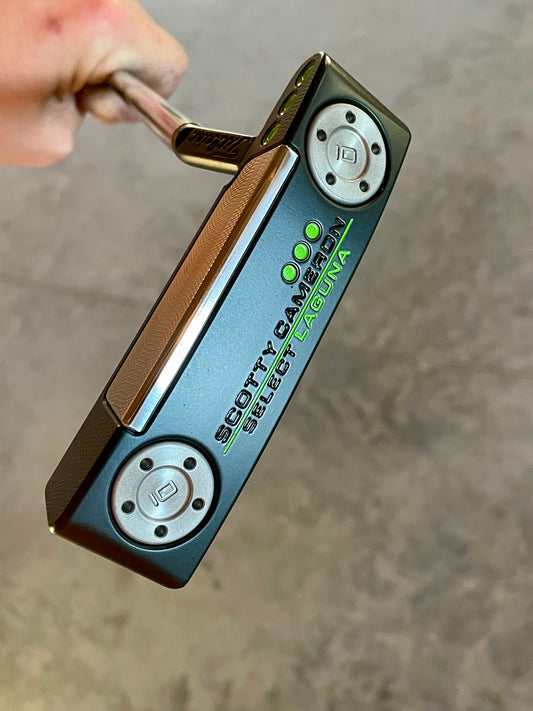 NEW 2018 Scotty Laguna Select // Blackout w/ Lime // Original shaft, grip and HC!  35"