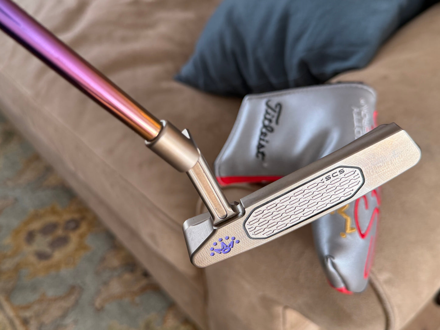 LEFTY - ‘25 studio style NP2 - Oil Can + Candy Violet + rainbow KBS 34.5”