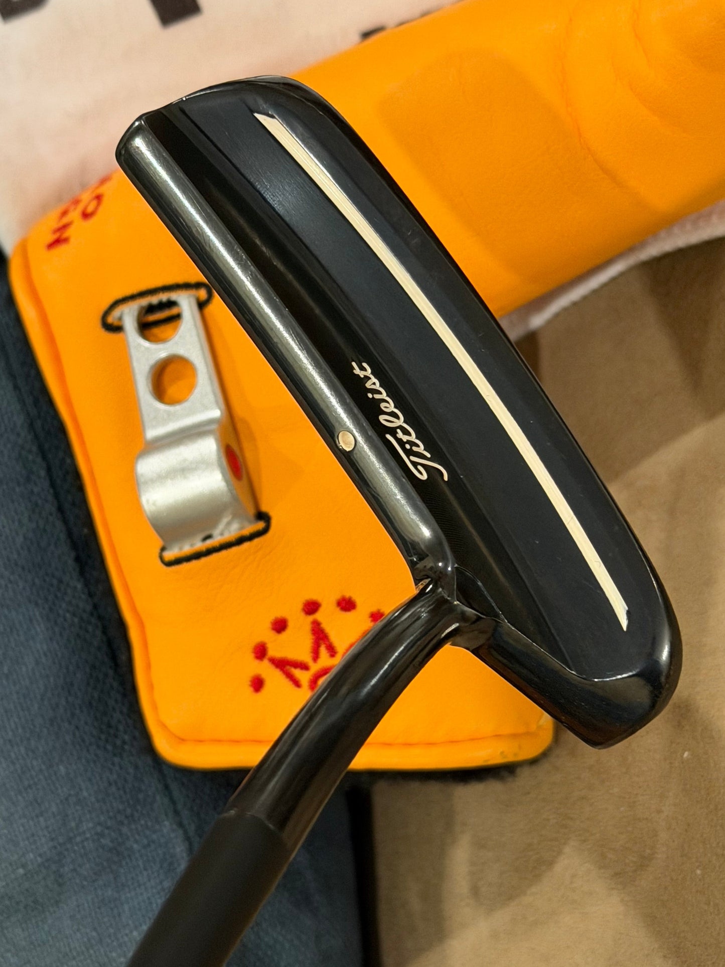 Original studio design #2 - black shaft / leather / NEW original head-cover at 34.5”