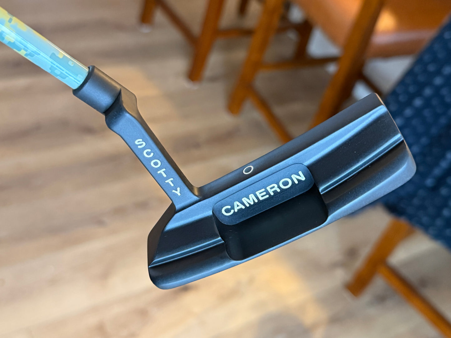 Circa 62 #3 - anodized black - camo KBS graphite / kangaroo leather and matching HC 35”