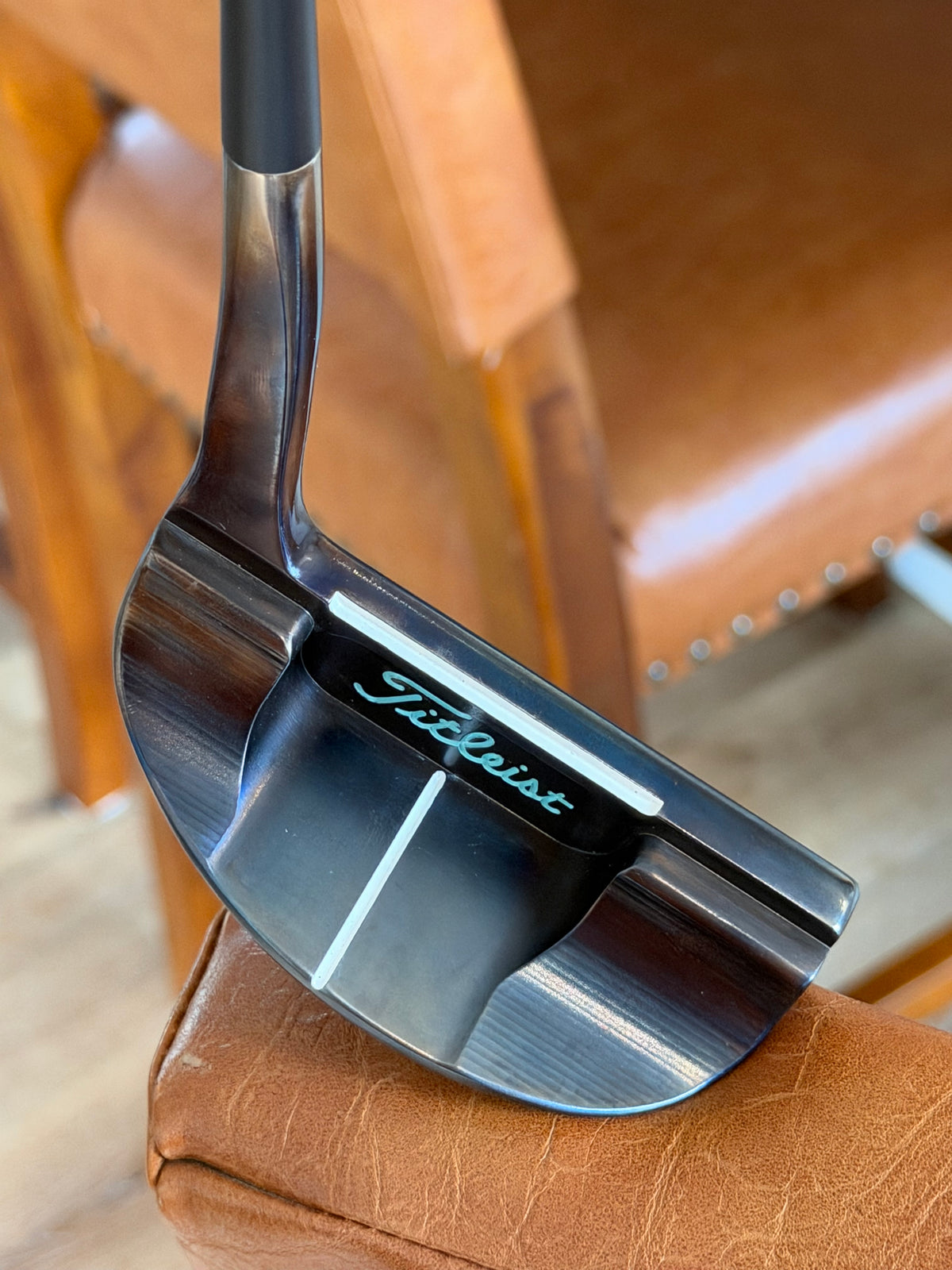Scotty Cameron pro platinum Del Mar 3.5 Blue Oil Can 34.5”