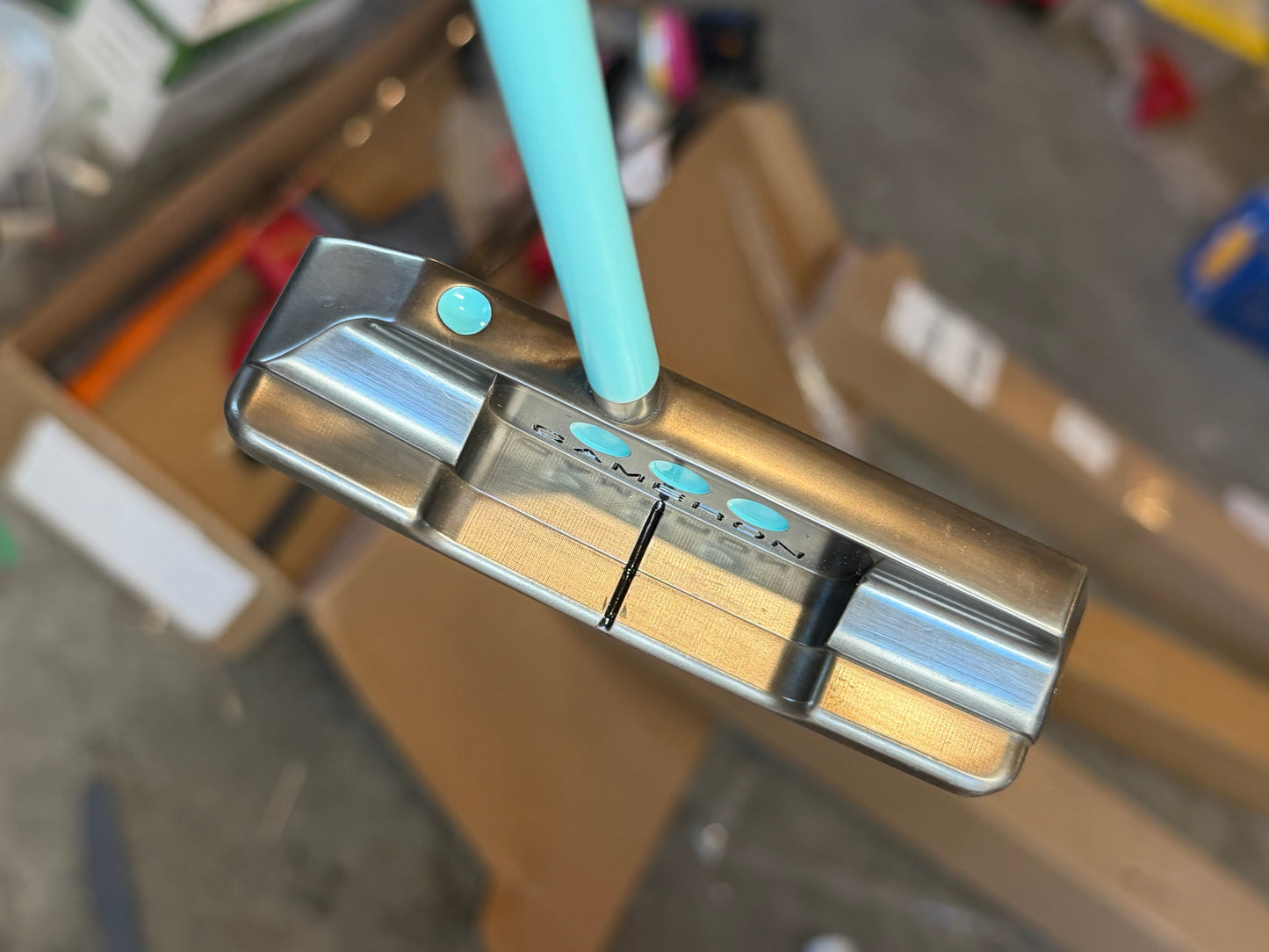 Newport 2.6 satin / Tiffany / Circle T weights + member cover 35”