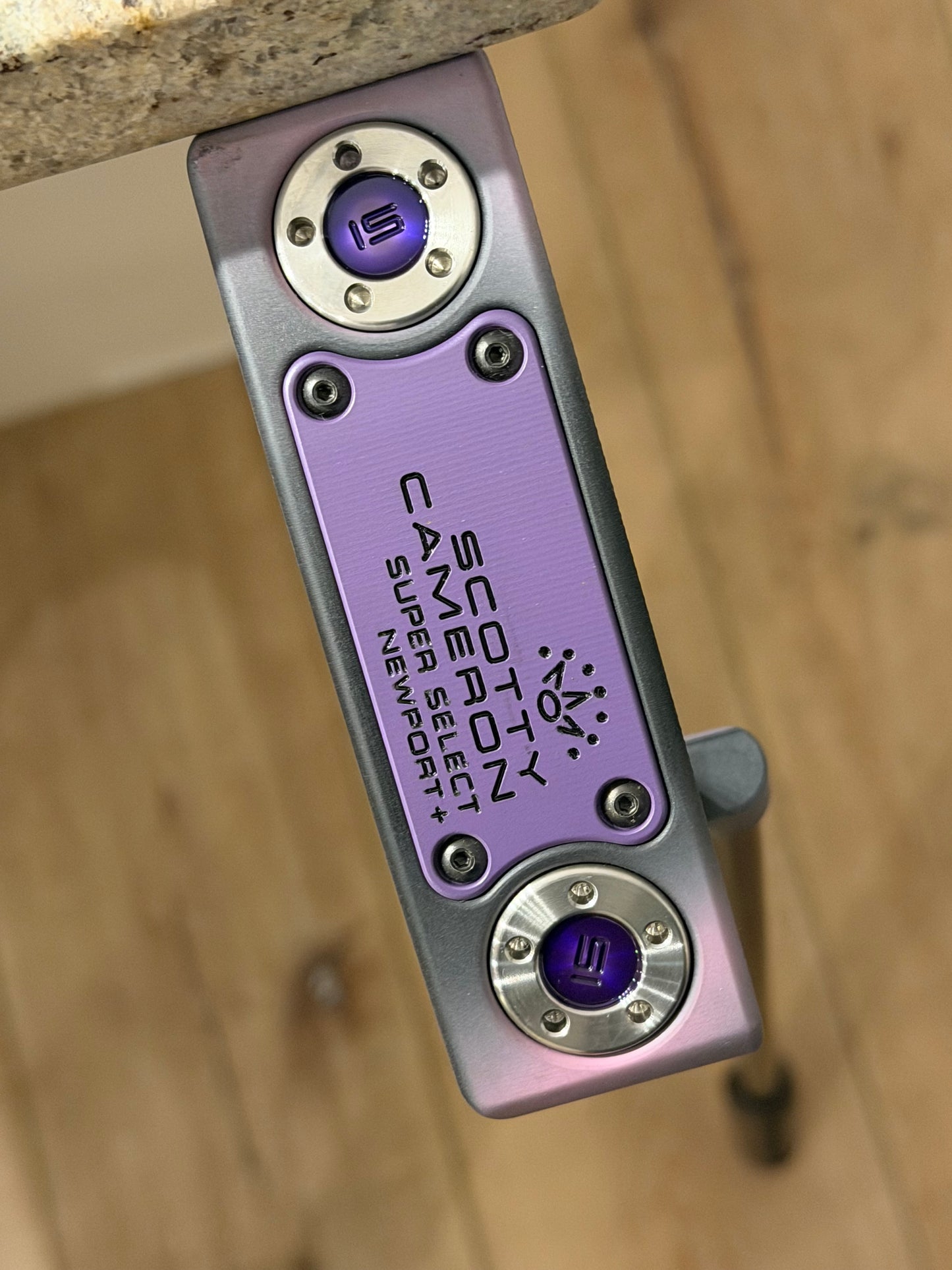 New - Pink fade / candy purple Newport Plus + leather 34”