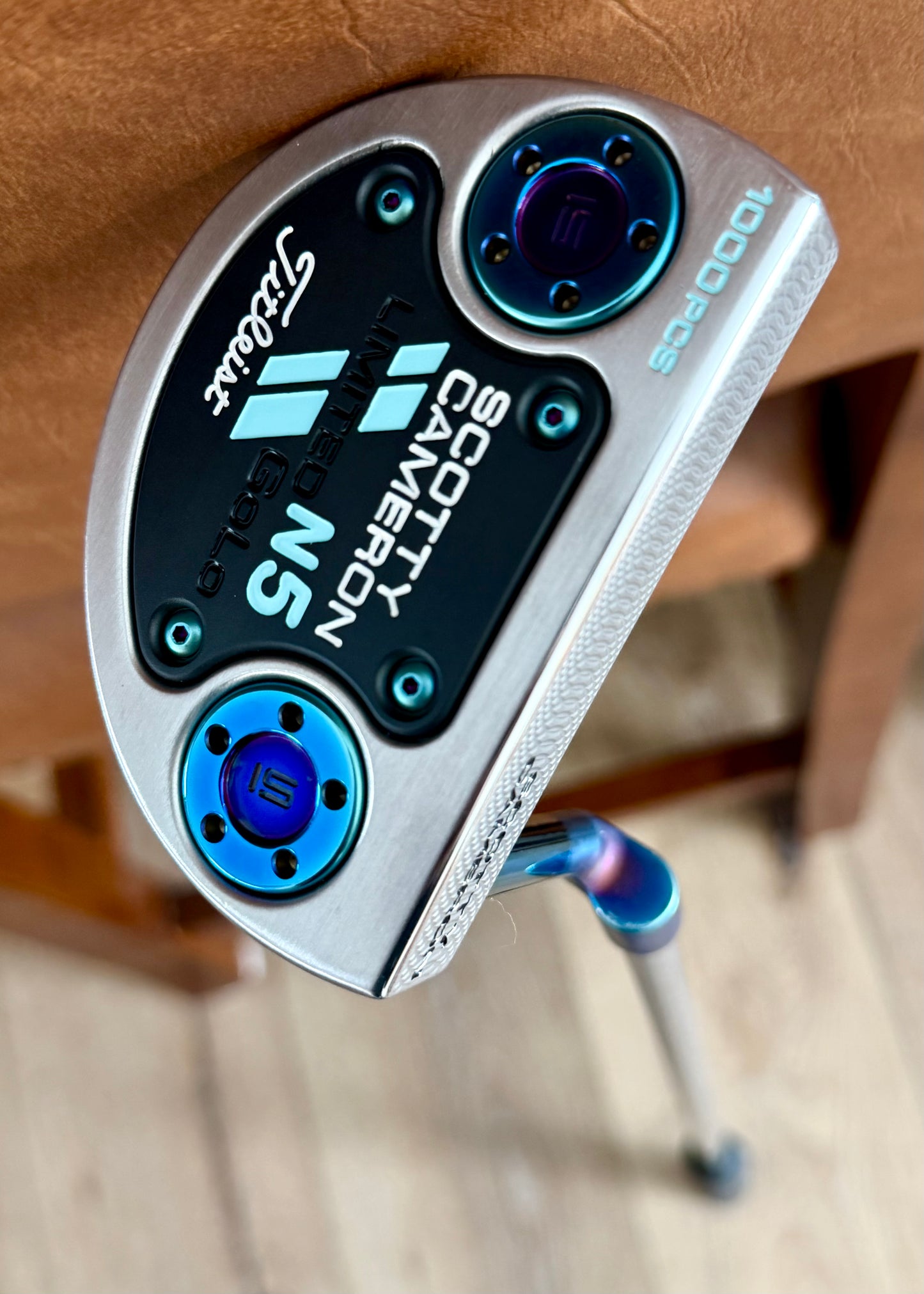 Blue PVD “knuckle-neck” GoLo n5 Limited Release - 34”