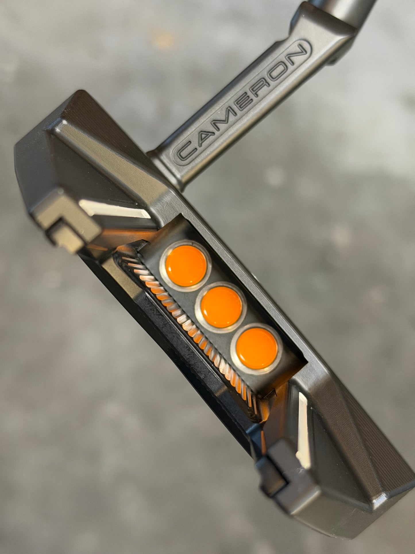 New Phantom 7.2 Scotty Cameron blackout/tangerine custom - grip choice 34.5”