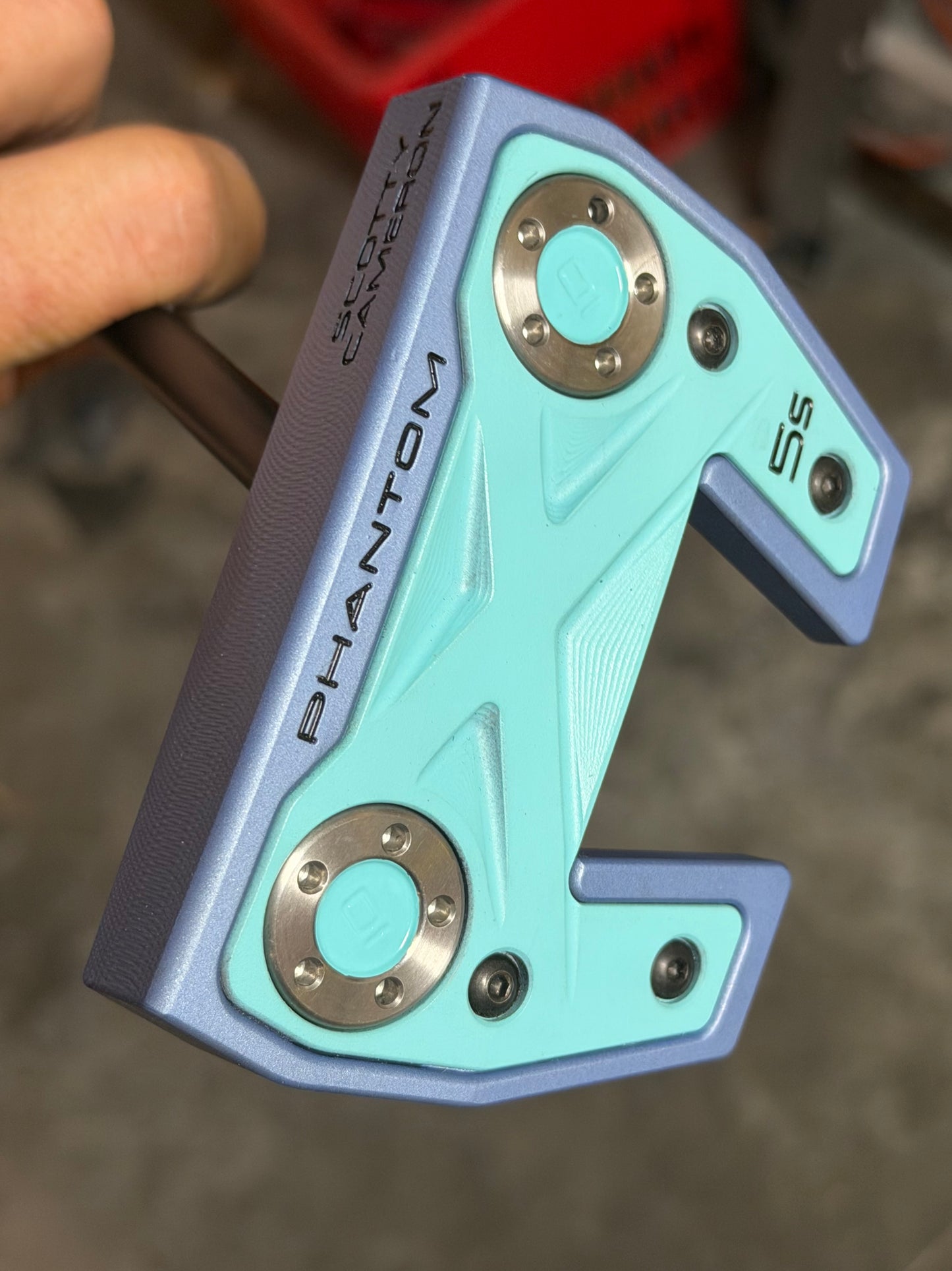 Polar Blue / Tiffany phantom x 5S - stepped KBS + leather 34.5”