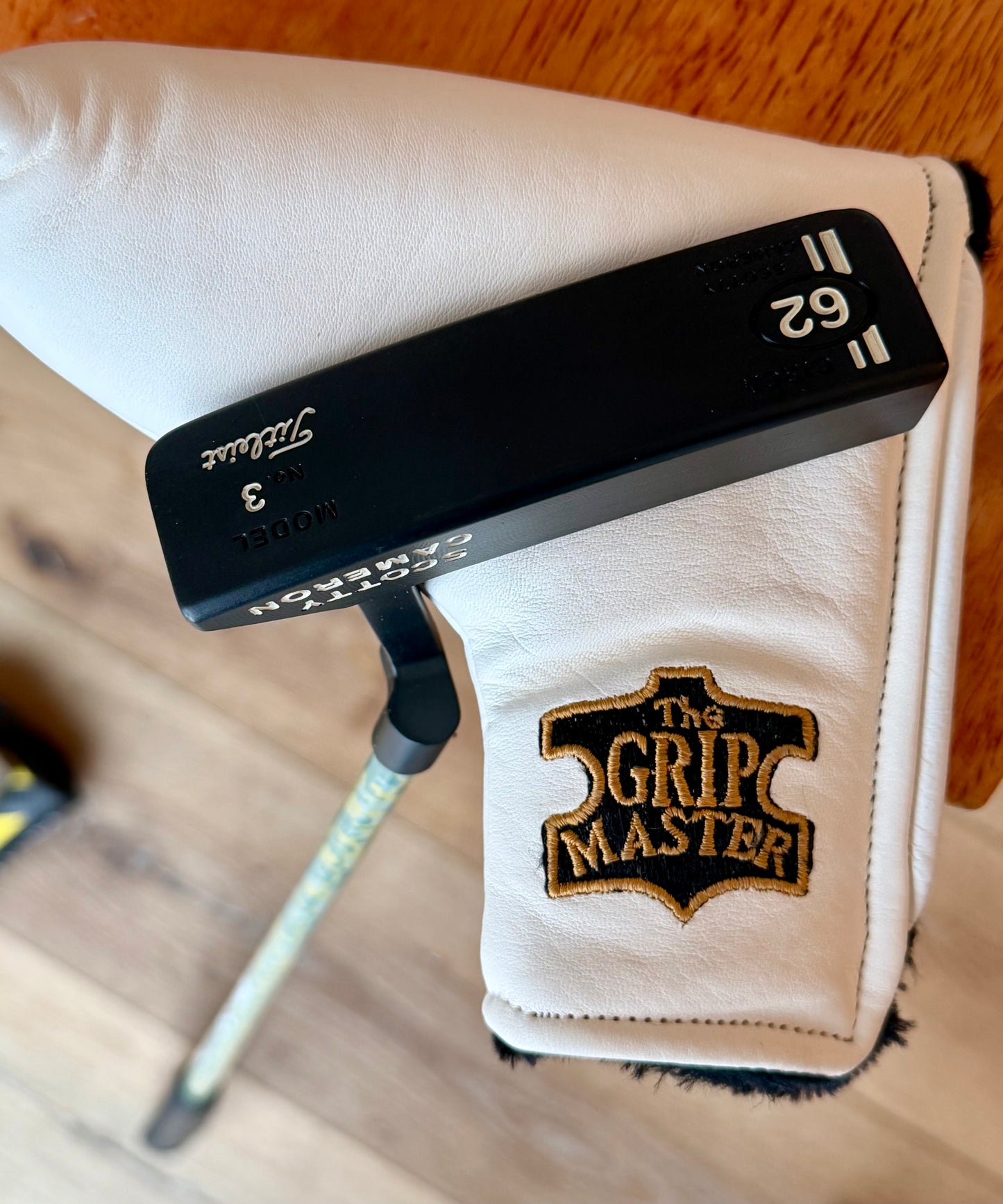 Circa 62 #3 - anodized black - camo KBS graphite / kangaroo leather and matching HC 35”