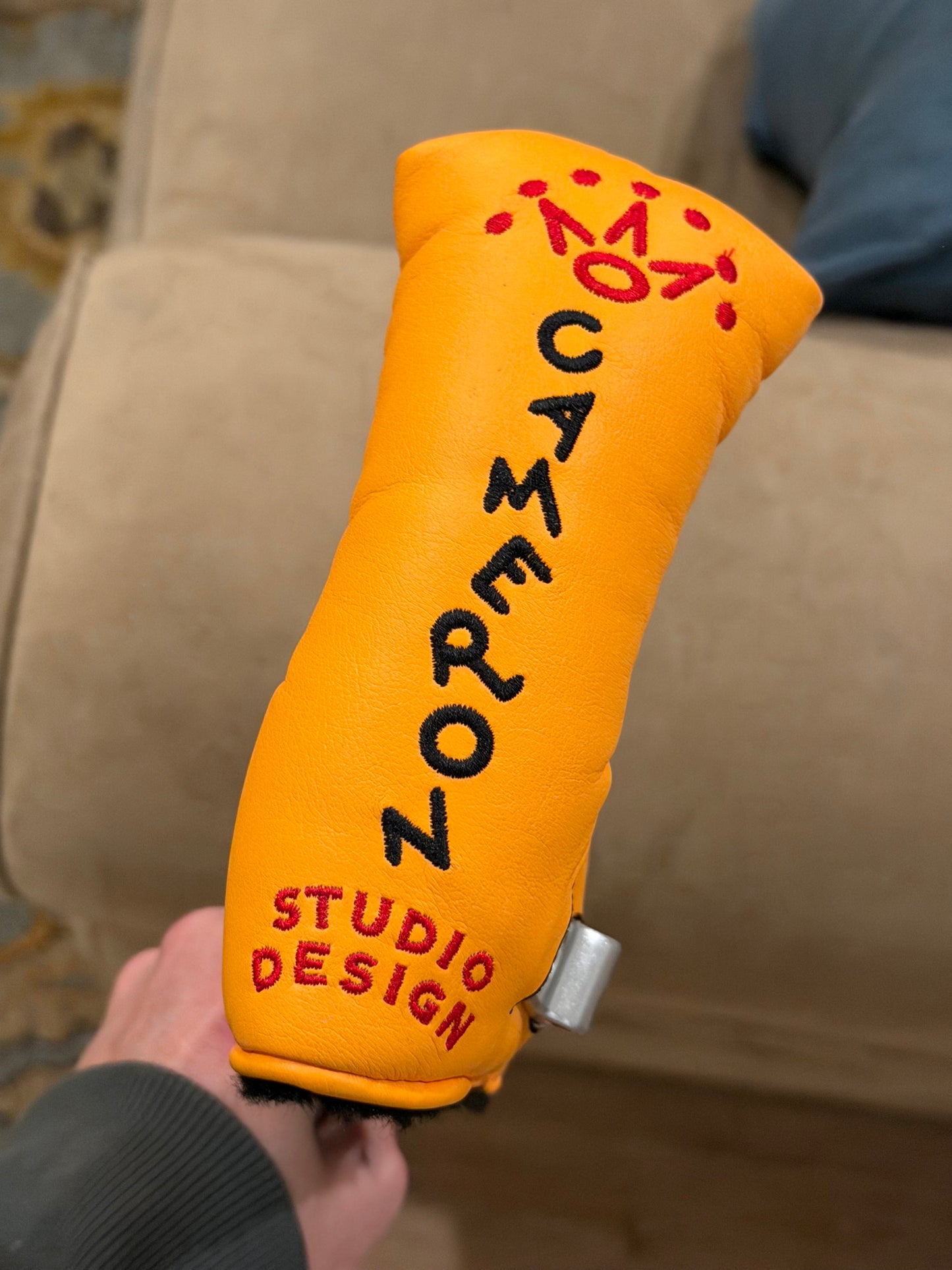 Original studio design #2 - black shaft / leather / NEW original head-cover at 34.5”