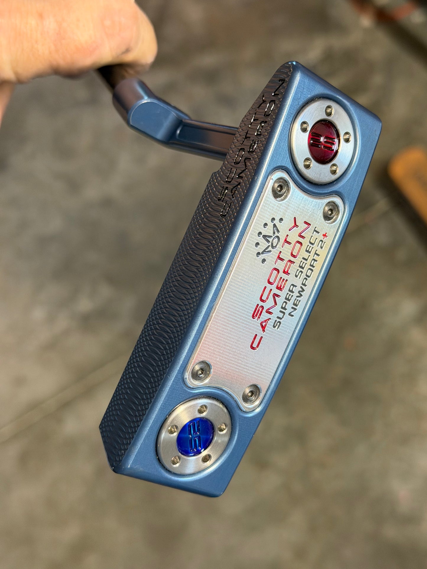 Scotty Cameron Newport 2+ mystic blue / USA LONG DESIGN 37”