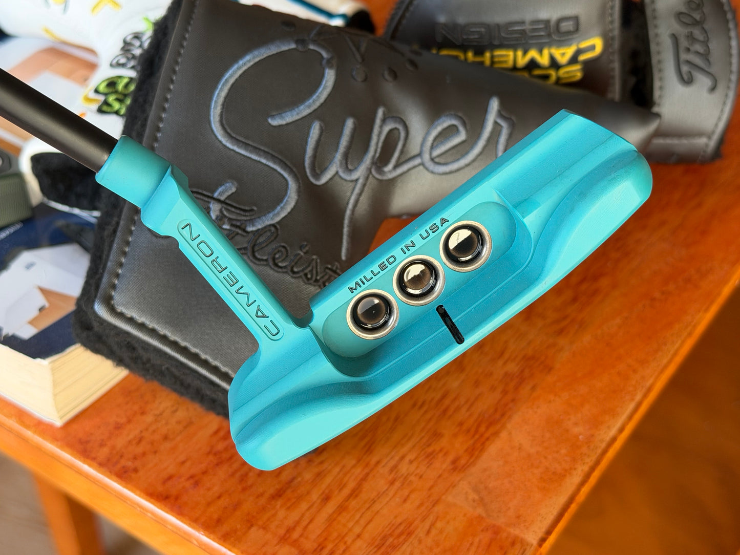 New Scotty Cameron super select Newport custom TEAL- KBS Stealth GPS 33.5”