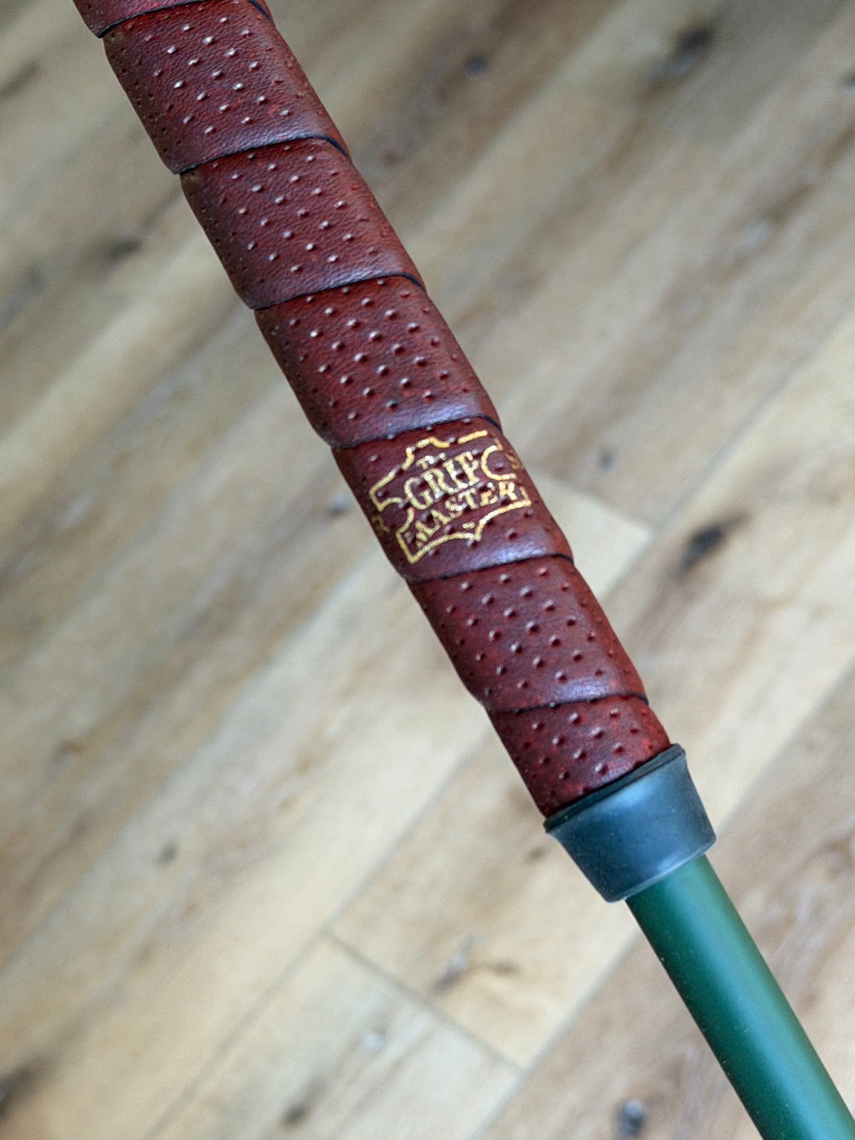 Gorgeous LEFTY Scotty Cameron GoLo 6.5 oil can Candy green + leather 34”