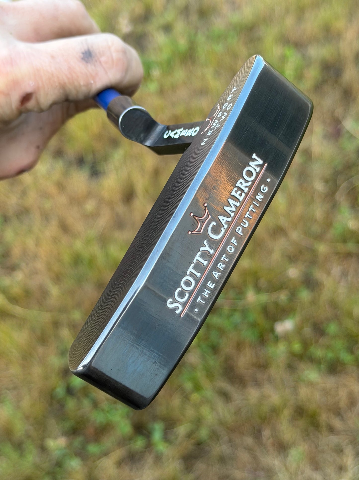 250th anniversary USA KBS - Scotty Cameron art of putting Newport 2 - gun blue white leather OG HC 35”