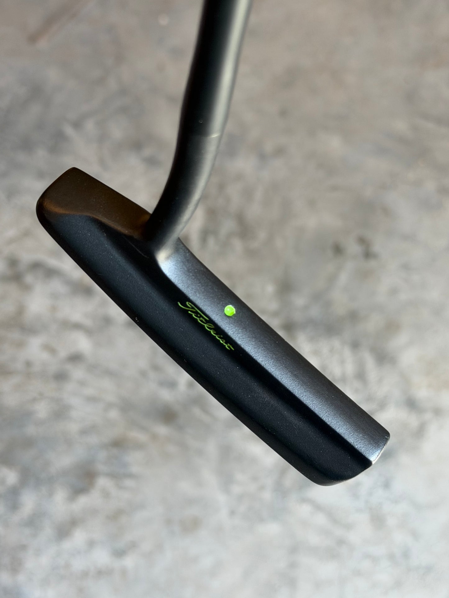 Scotty Cameron Studio Design No. 3 custom black/lime kangaroo 34.5”