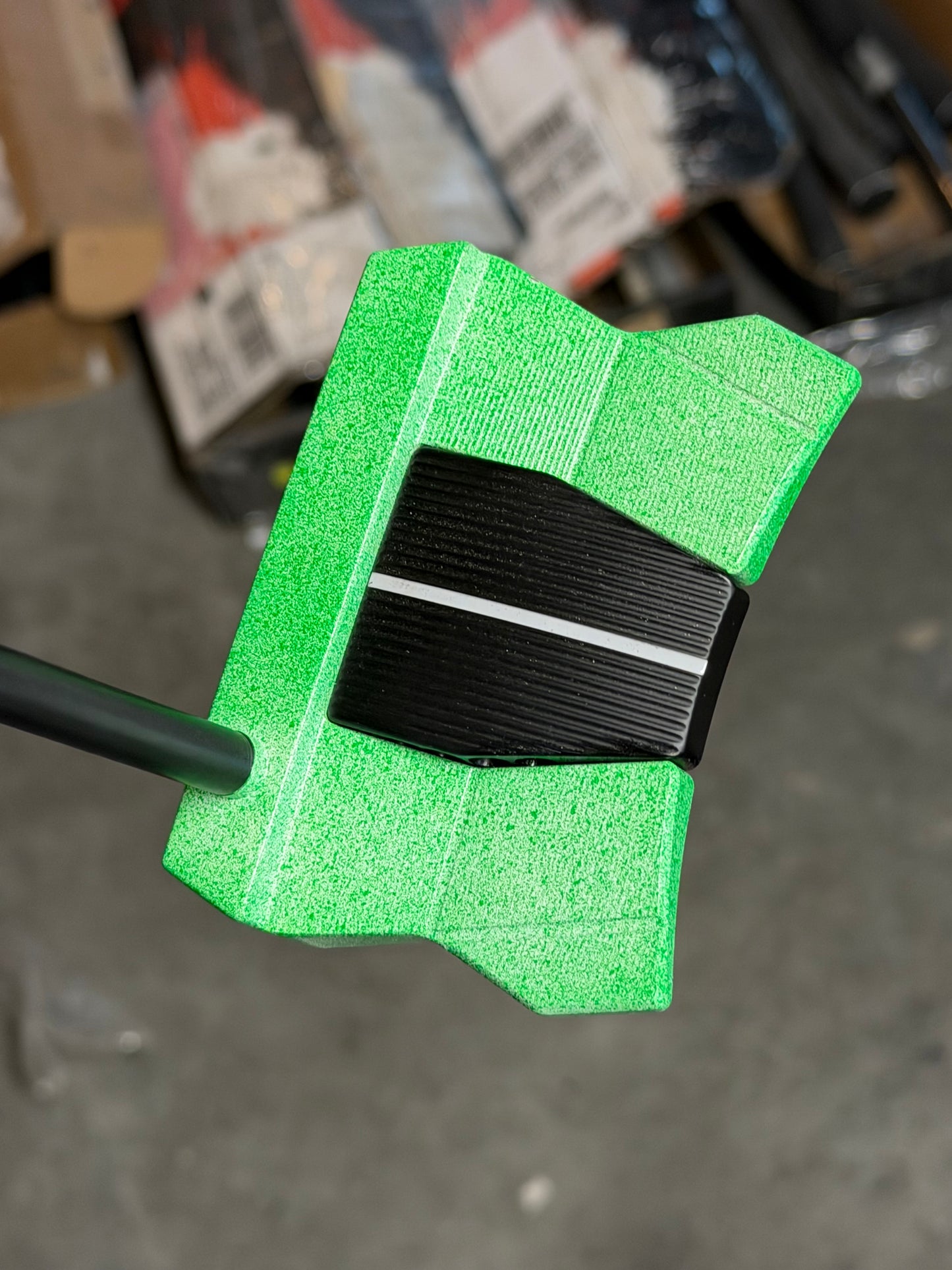 Phantom x11 emerald green splash / custom shop paddle 35”