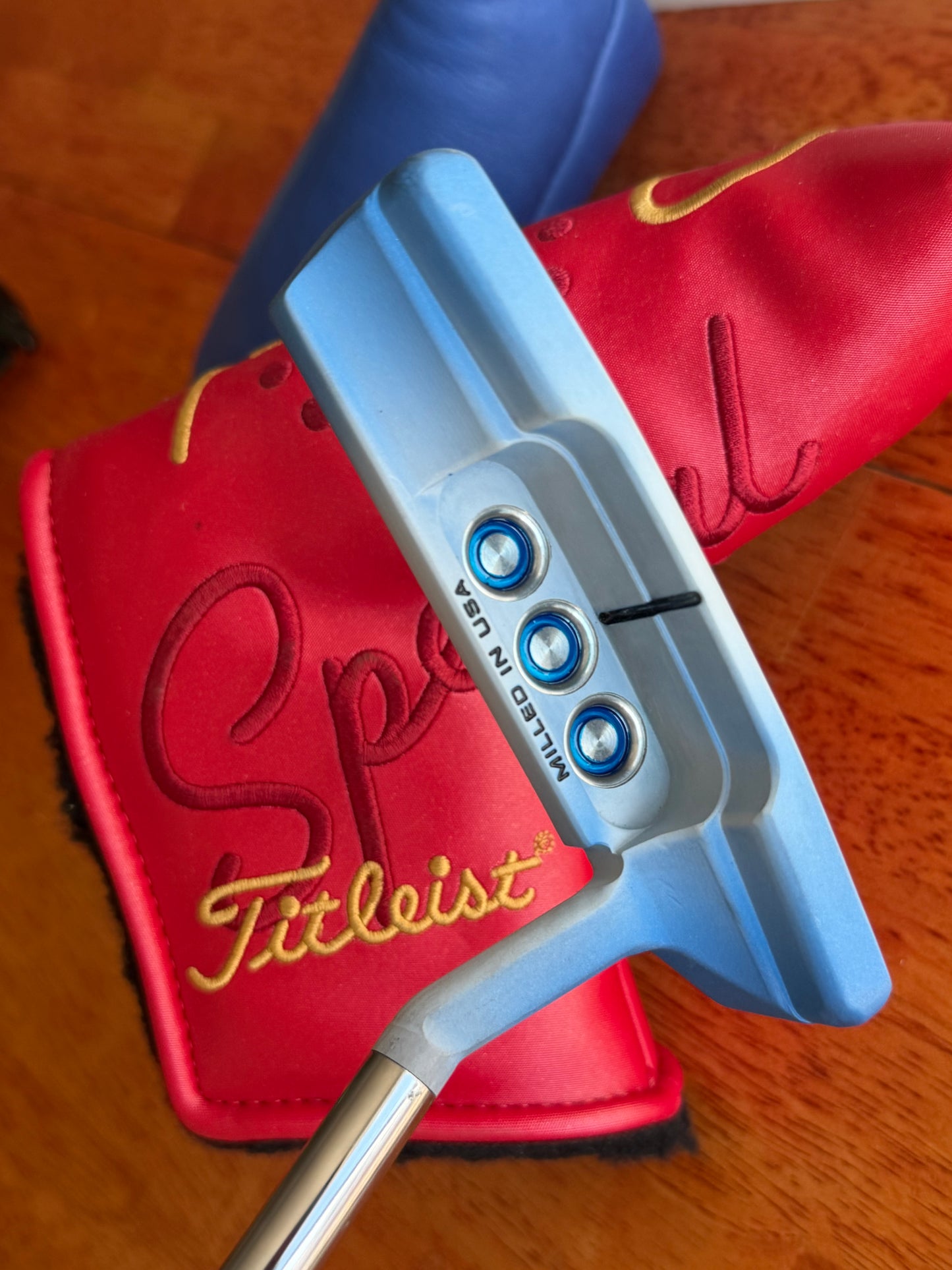 Custom Scotty Cameron Newport 2.5 + Patriot blue fade 34”