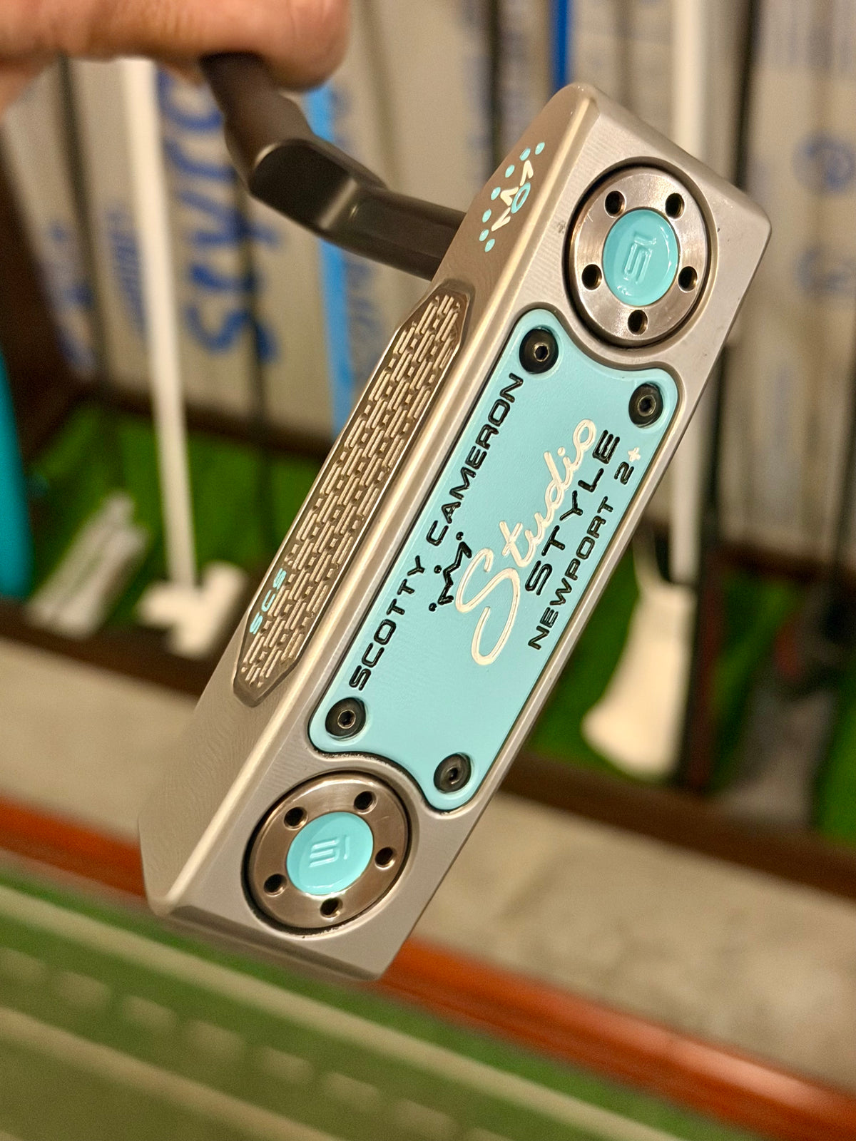 KBS GPS Carbon  - Scotty Cameron - Studio Style Newport 2+ Satin 2-tone 34"