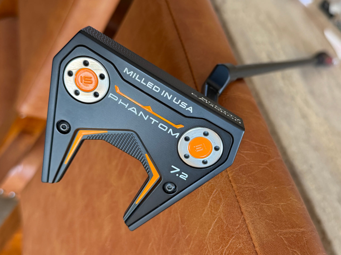 New Scotty Cameron phantom X7.2 - blackout / tangerine 34.5”