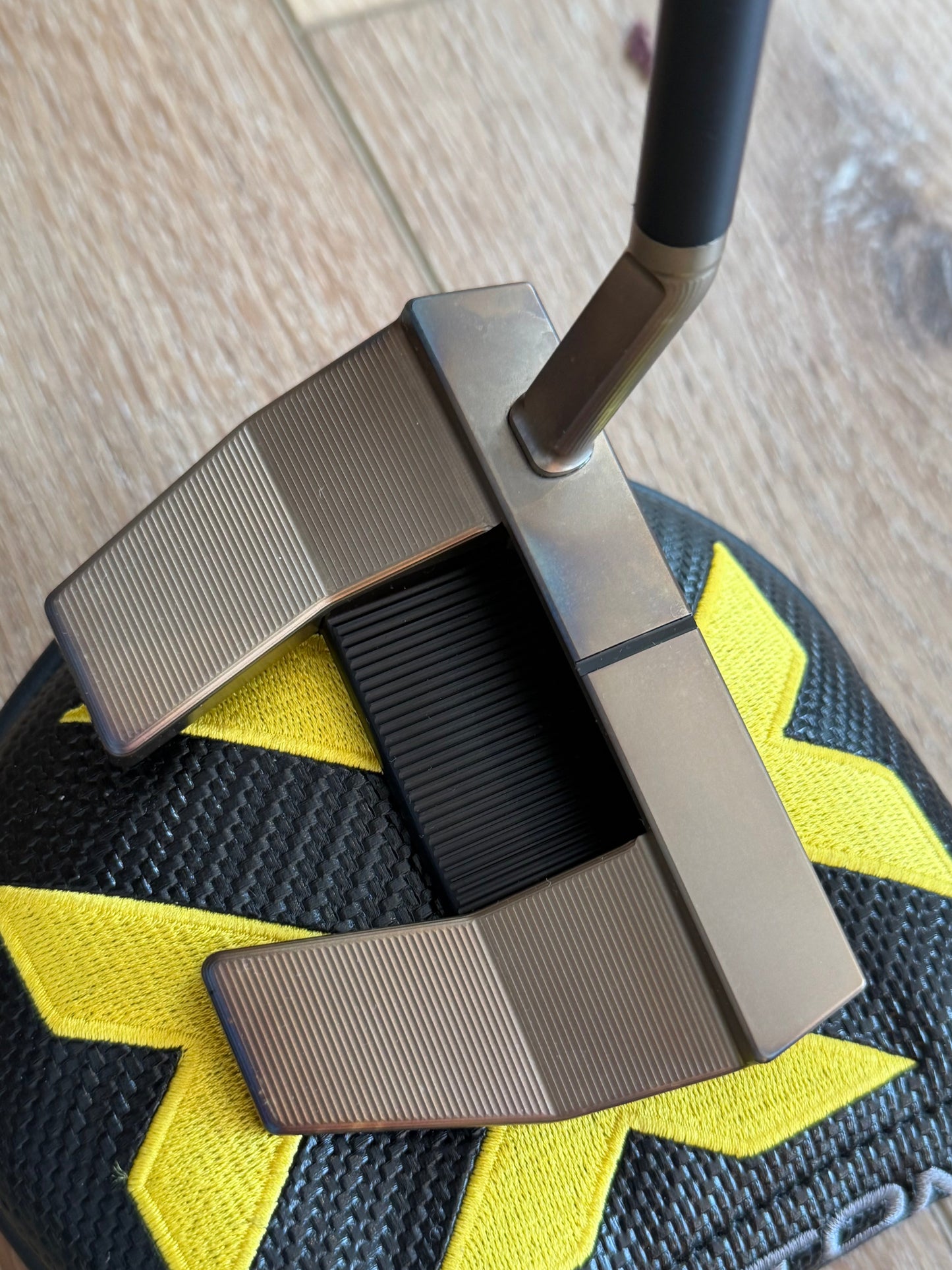 New phantom 5.5 candy green / gripmaster / black shaft 34”