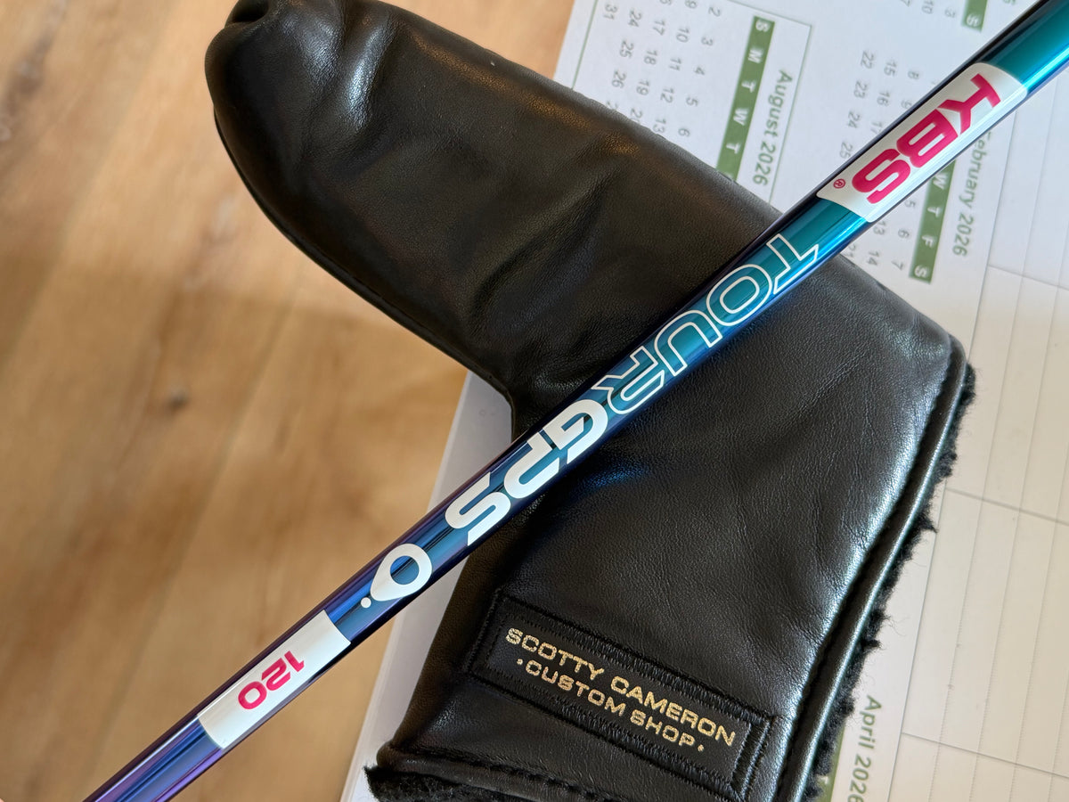 Scotty Cameron Newport Beach custom satin / candy + KBS / steerhide HC 35”