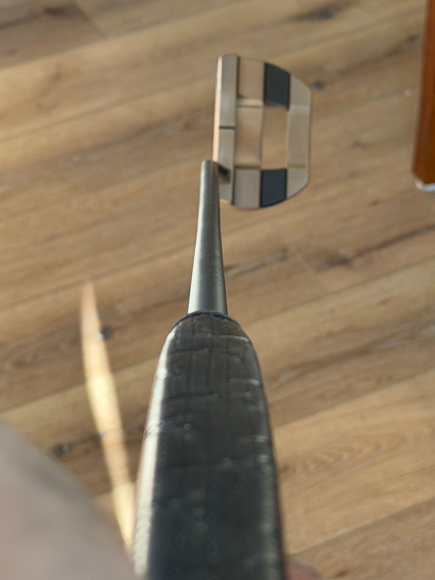 New studio style fastback 1.5 OIL CAN with COPPER milled insert + black shaft @ 34”