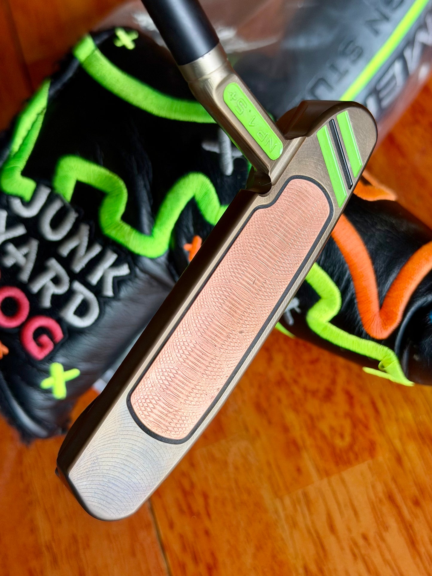Champions Choice 1.5+ oil can/ Junkyard Dog Neon 34”