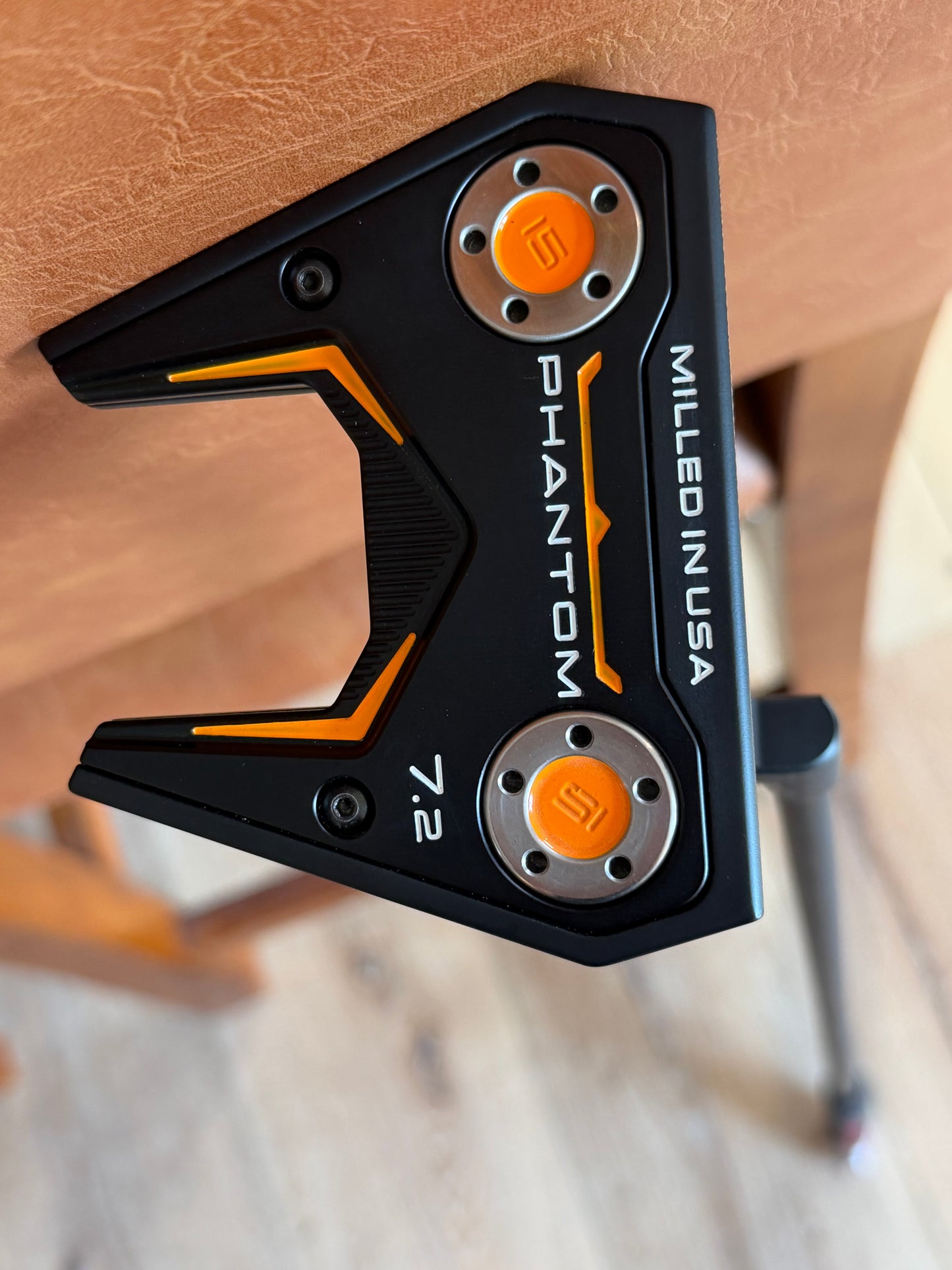 New Scotty Cameron phantom X7.2 - blackout / tangerine 34.5”