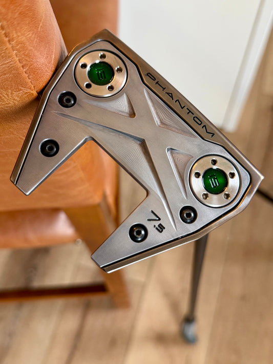 Phantom x7.5 (new) OilCan/aged Satin with candy green 34”