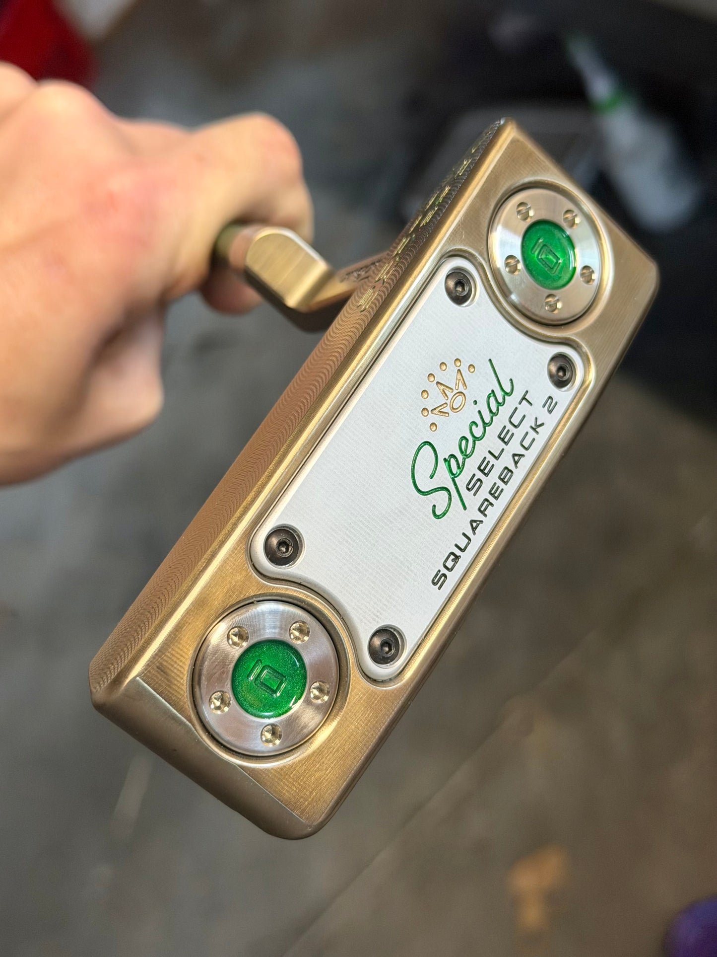Special Select Squareback 2 (new) torch / masters theme 35” KBS + met green