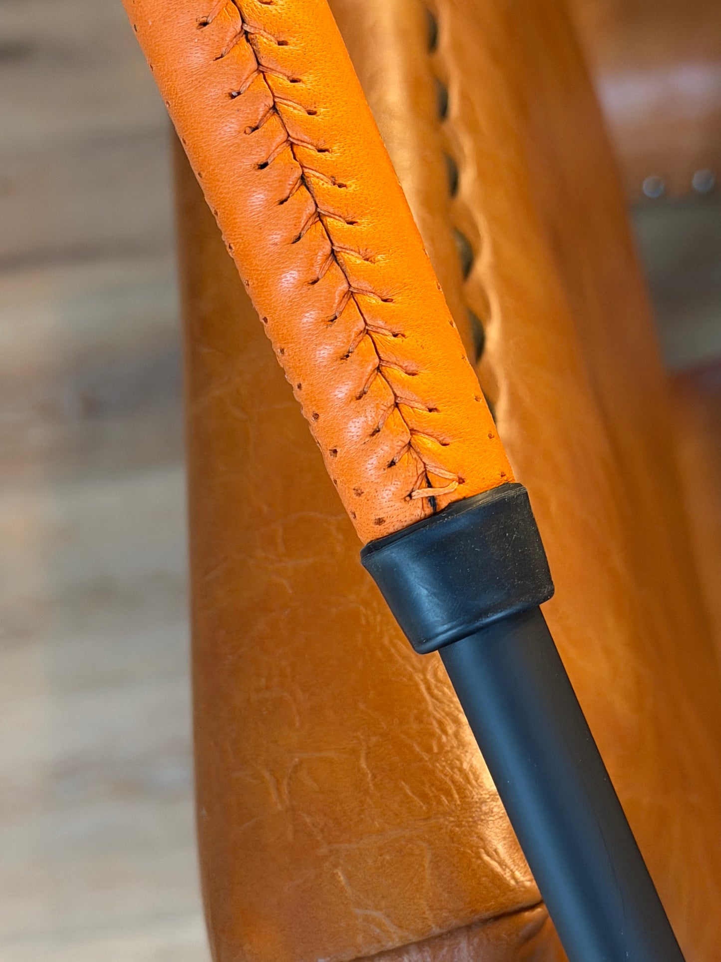 Newport Beach 1.5 / site dot/ tangerine with leather! 34.5”