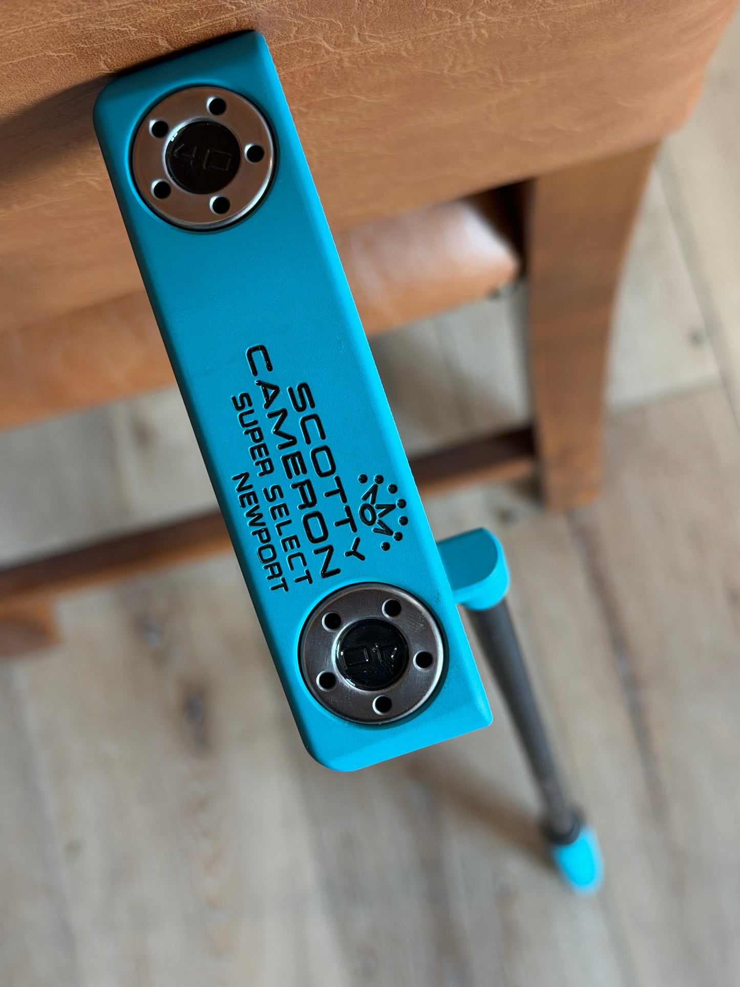 New Scotty Cameron super select Newport custom TEAL- KBS Stealth GPS 33.5”