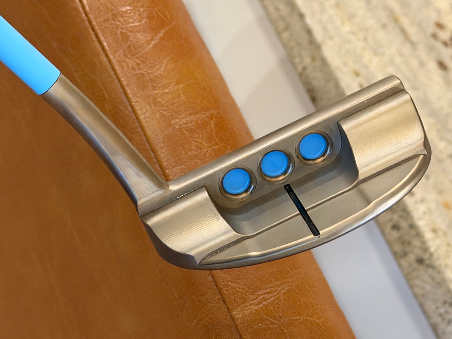 New Oil Can Del Mar 34.5” UNC blue / leather