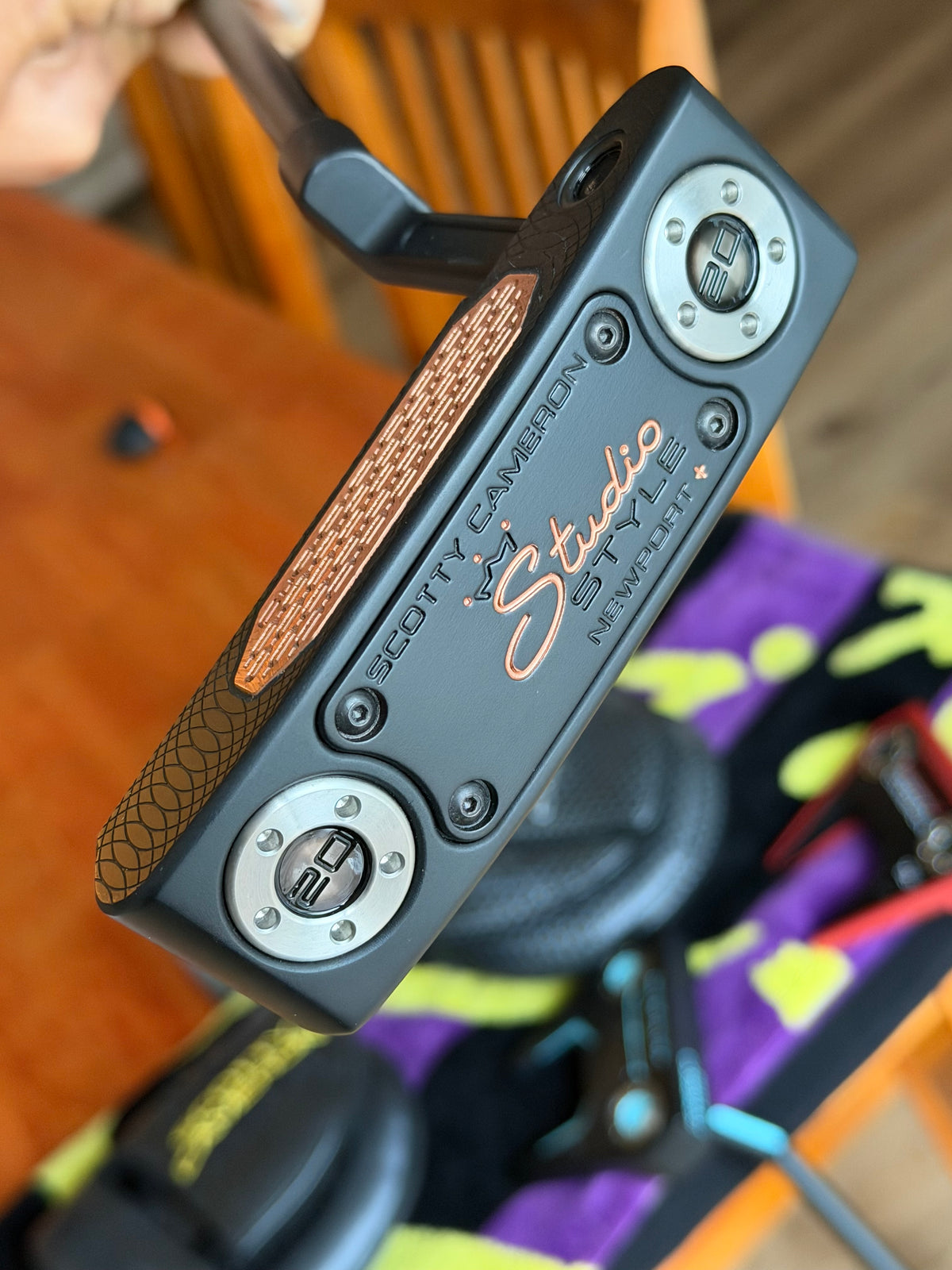 Scotty Cameron Newport Plus - KBS Stealth - copper insert - Garsen 15 37.5”