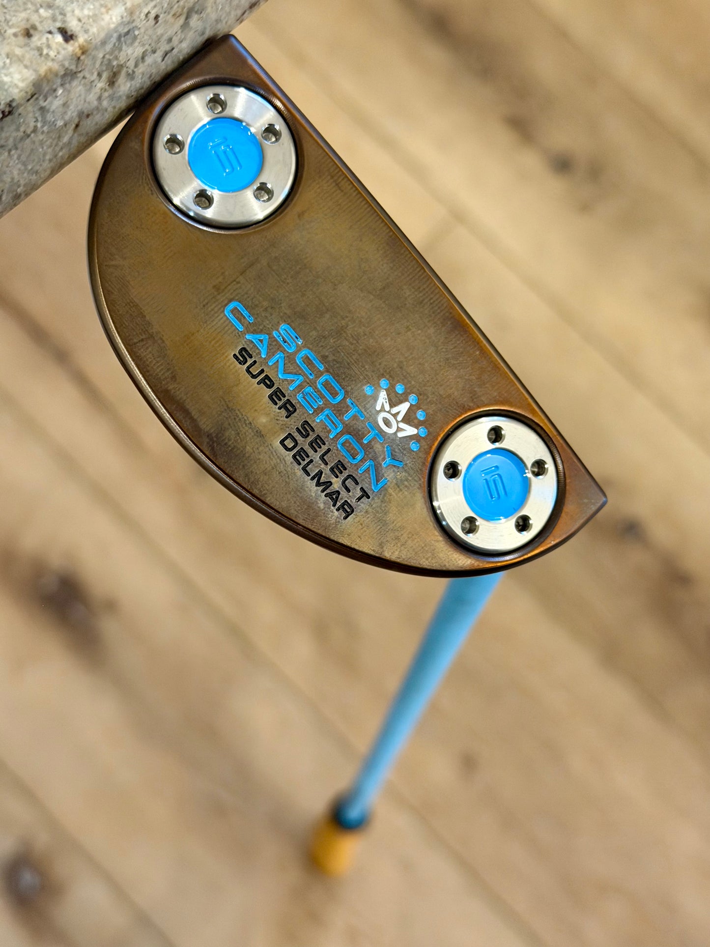 New Oil Can Del Mar 34.5” UNC blue / leather